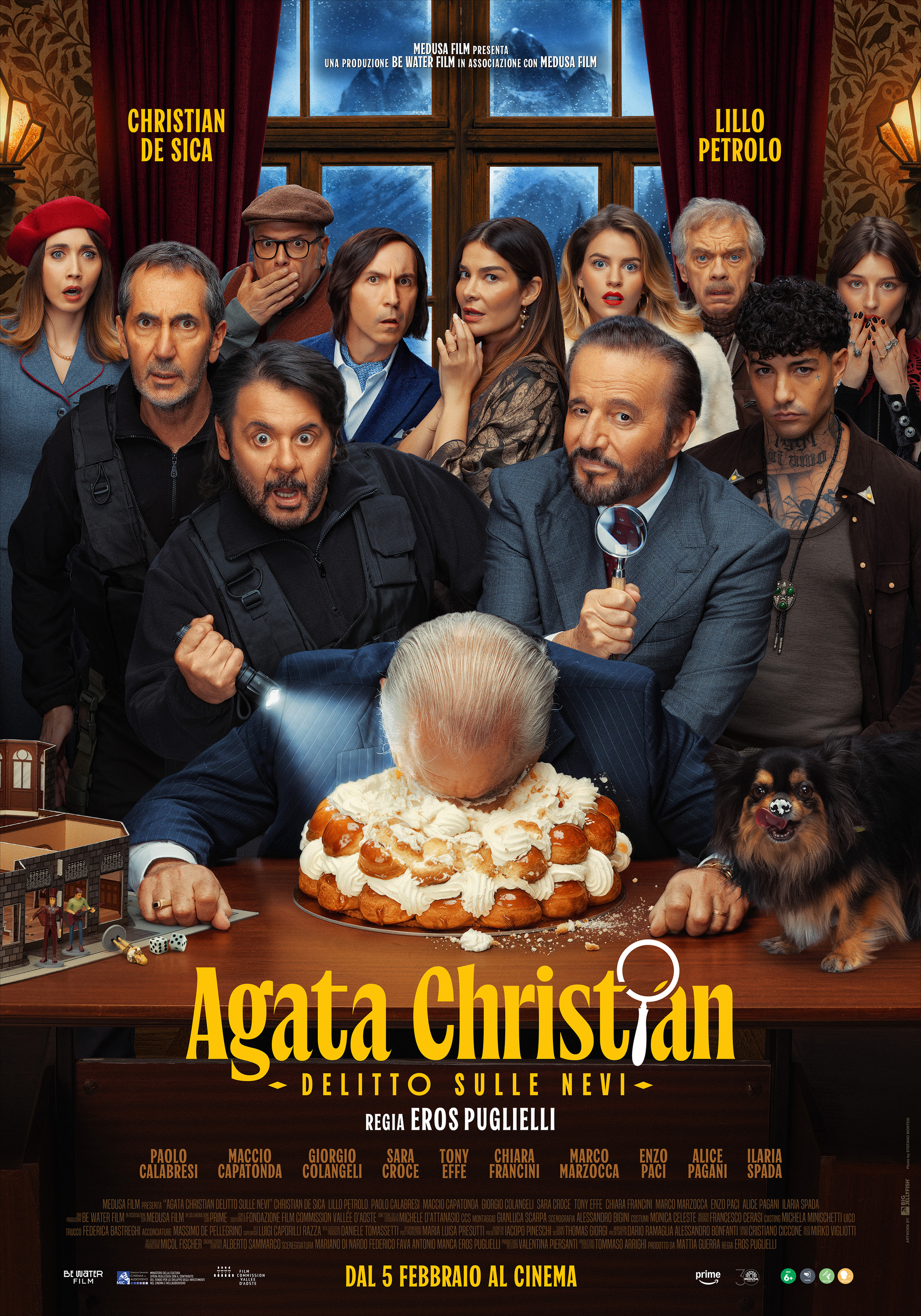 Mega Sized Movie Poster Image for Agata Christian - Delitto sulle nevi 