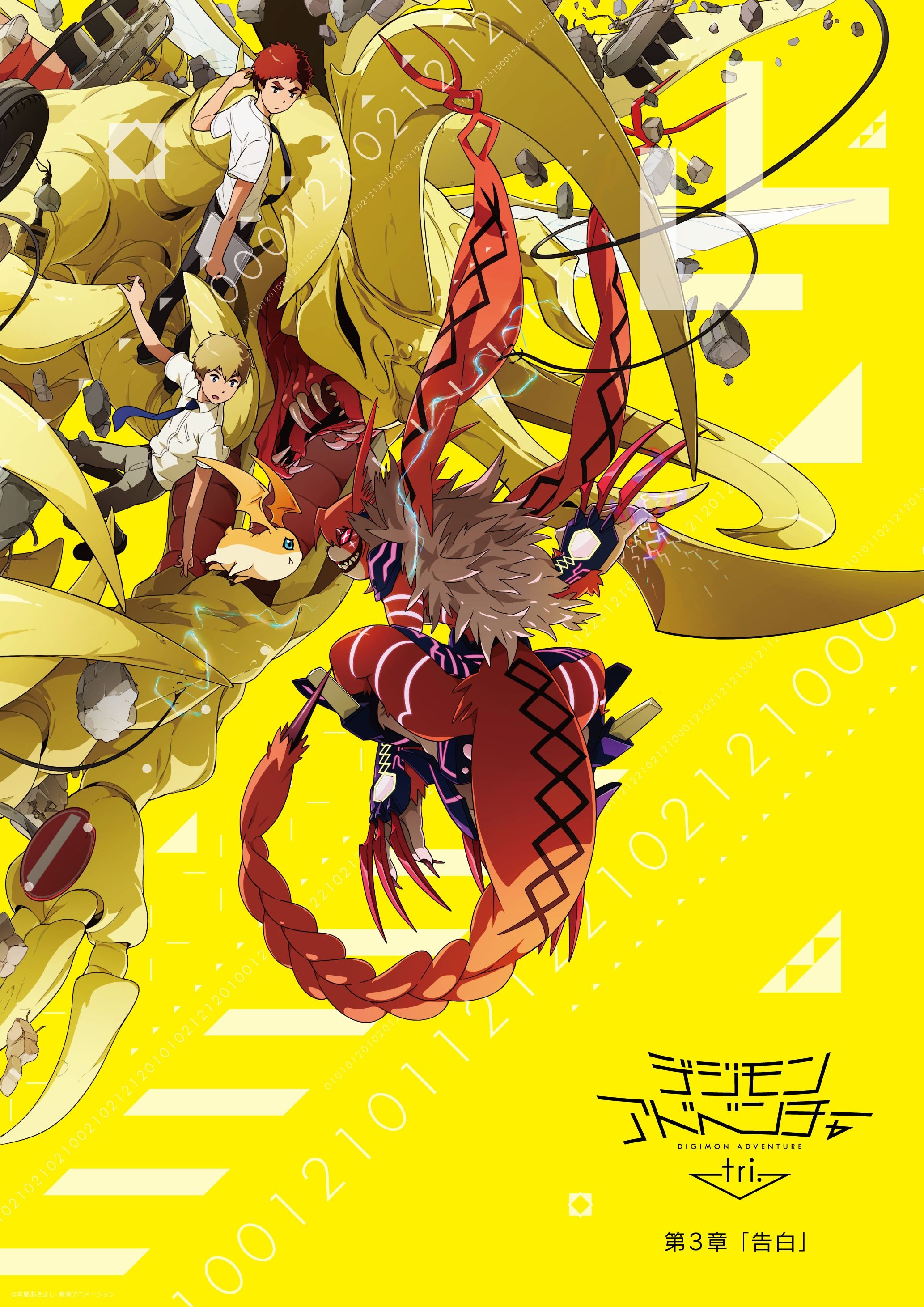 Mega Sized Movie Poster Image for Digimon Adventure tri. 3: Kokuhaku 
