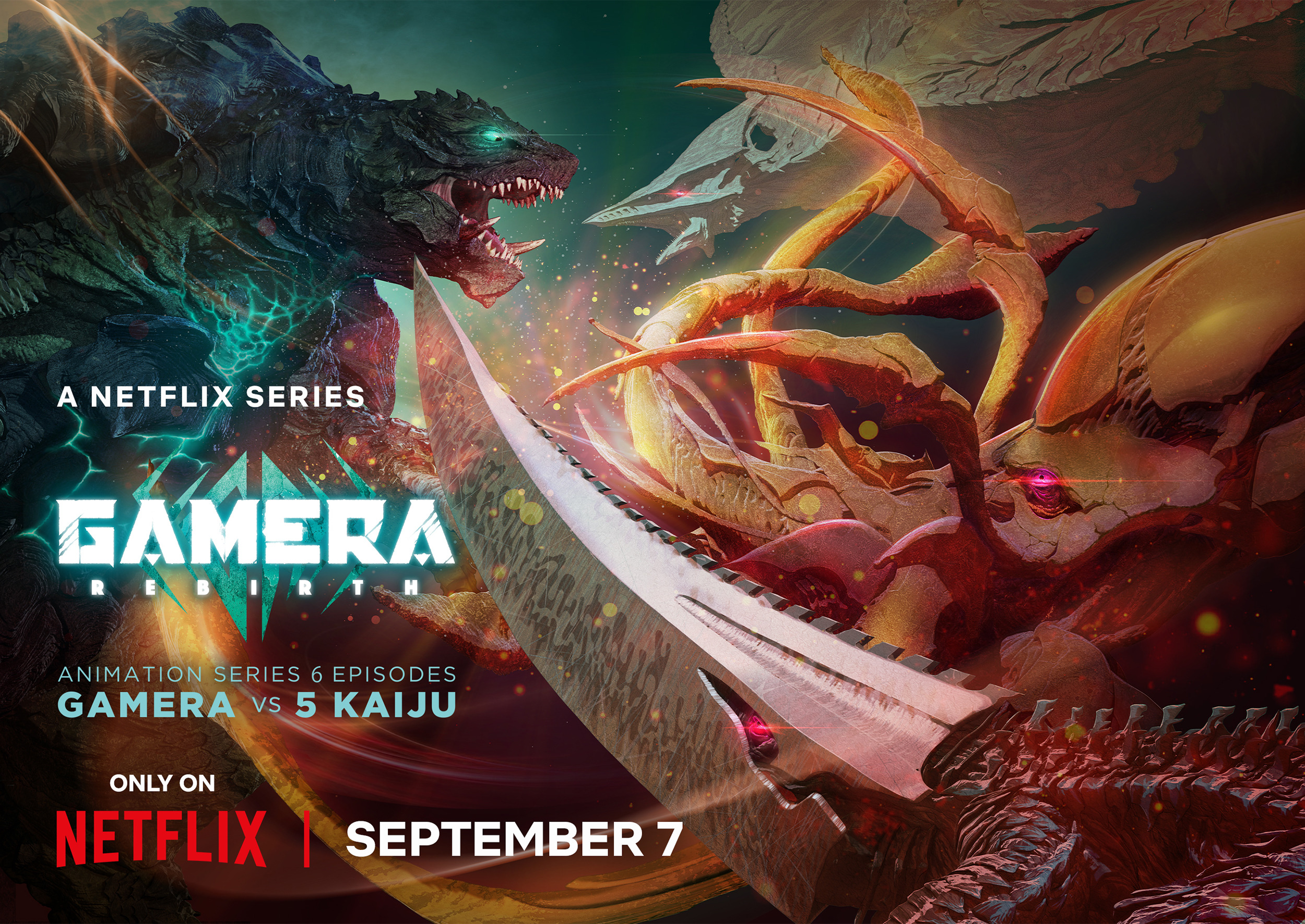 Mega Sized TV Poster Image for Gamera: Rebirth 