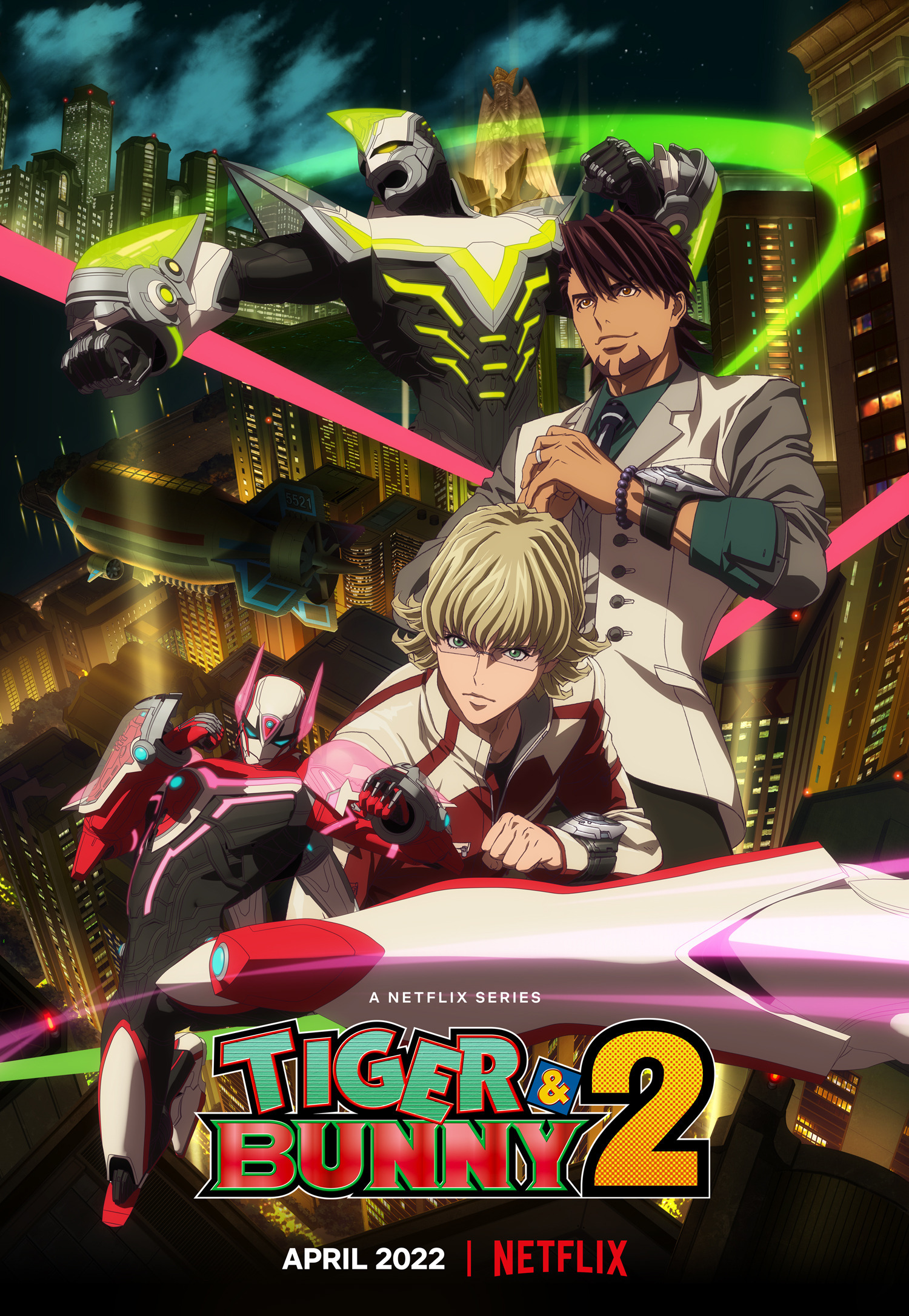Mega Sized TV Poster Image for Tiger & Bunny 