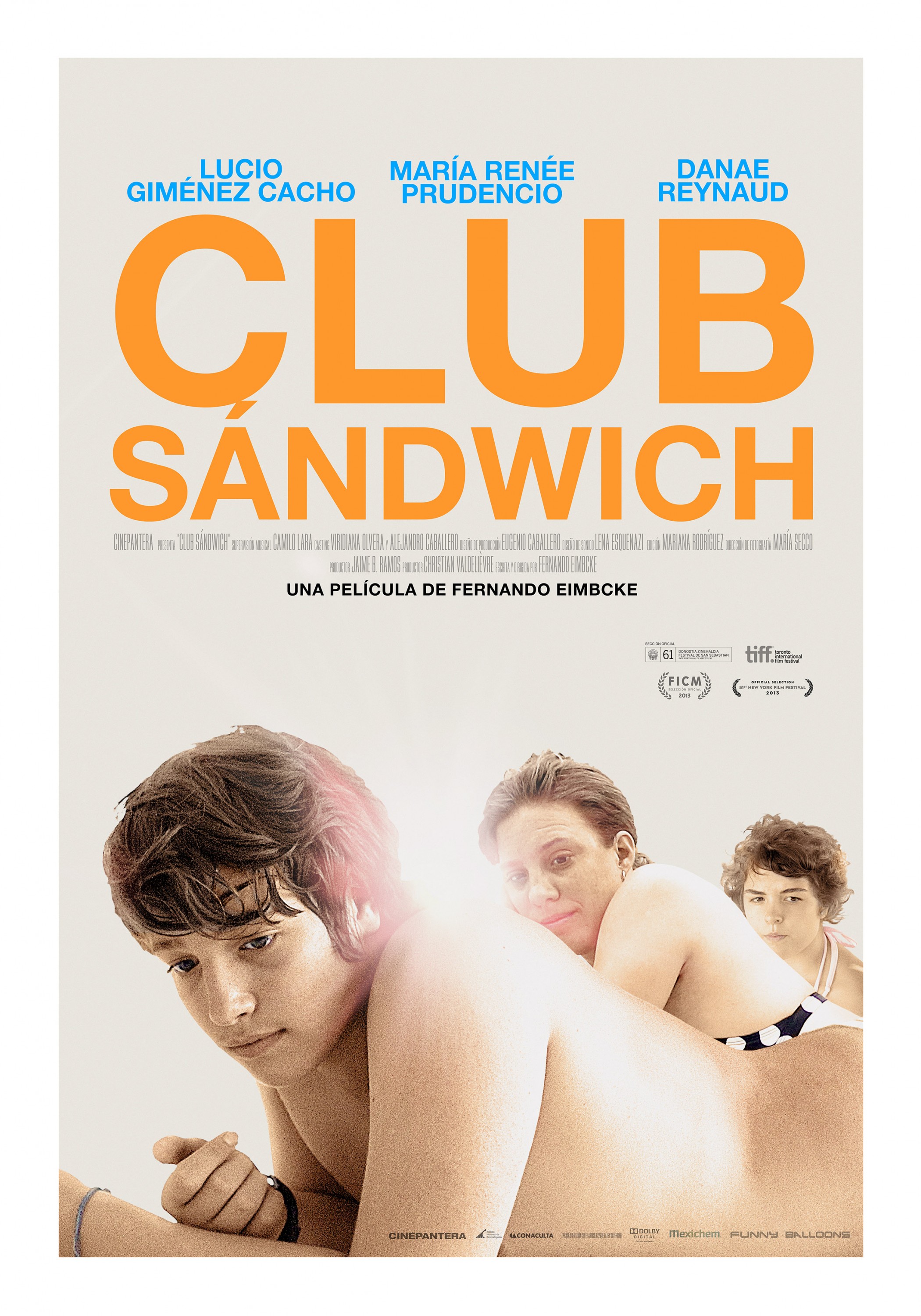 Mega Sized Movie Poster Image for Club Sándwich (#1 of 2)