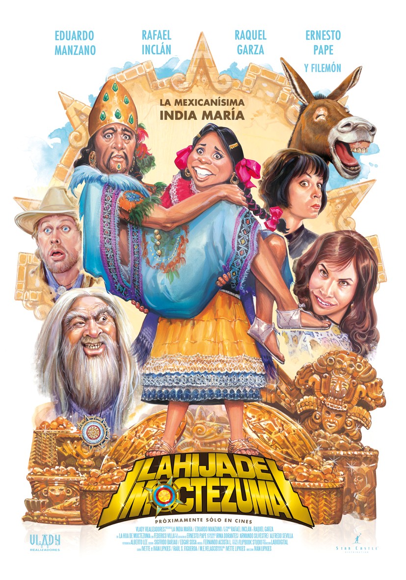 Extra Large Movie Poster Image for La Hija de Moctezuma (#1 of 4)
