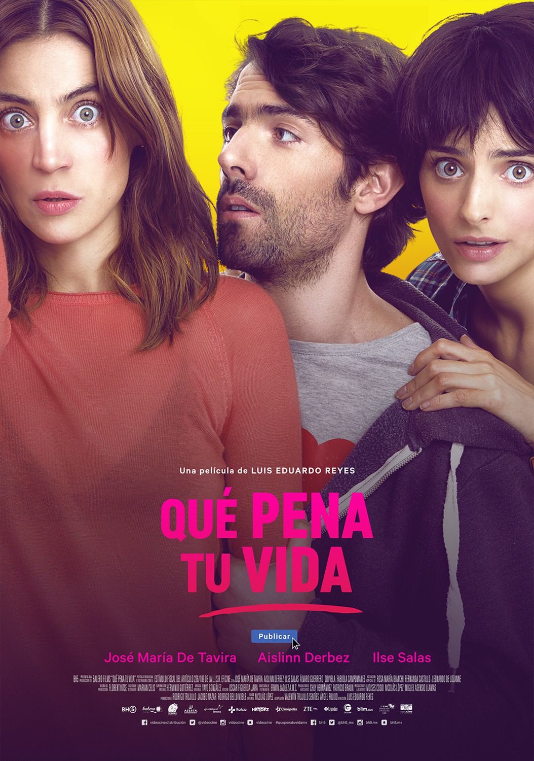Extra Large Movie Poster Image for Que Pena Tu Vida (#6 of 6)