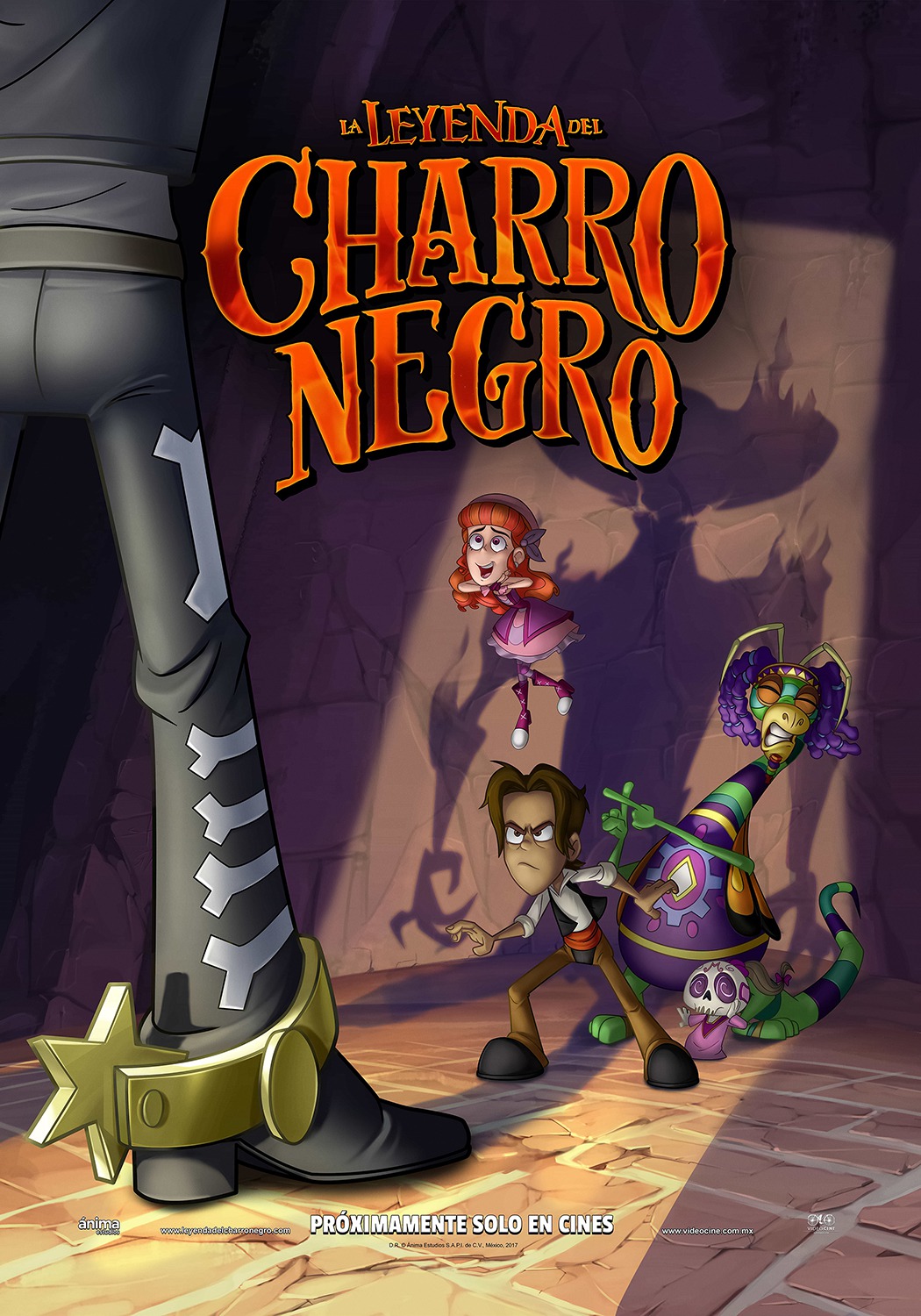 Extra Large Movie Poster Image for La Leyenda del Charro Negro (#1 of 2)