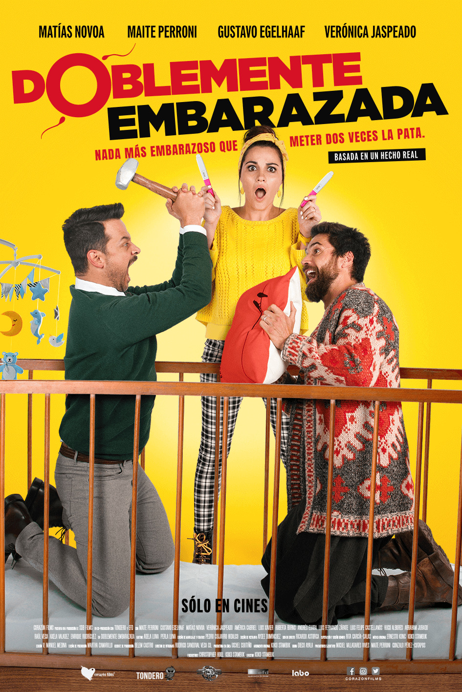 Extra Large Movie Poster Image for Doblemente Embarazada 