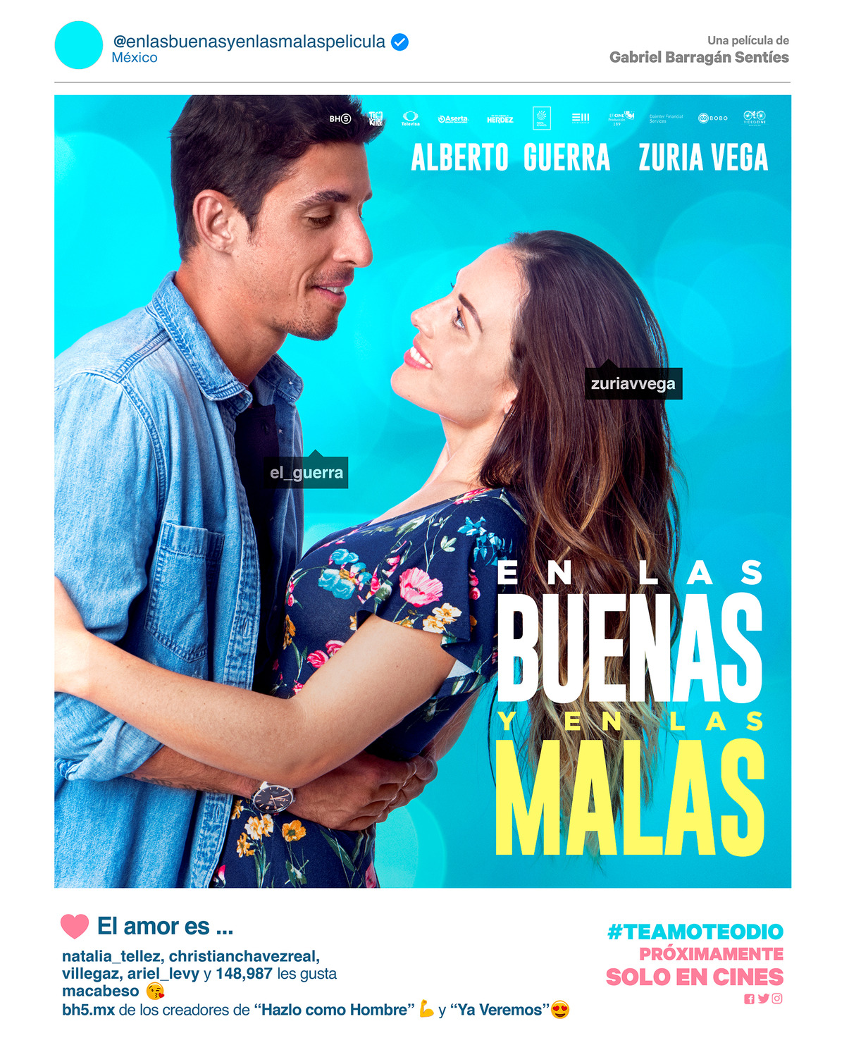 Extra Large Movie Poster Image for En las buenas y en las malas (#2 of 3)
