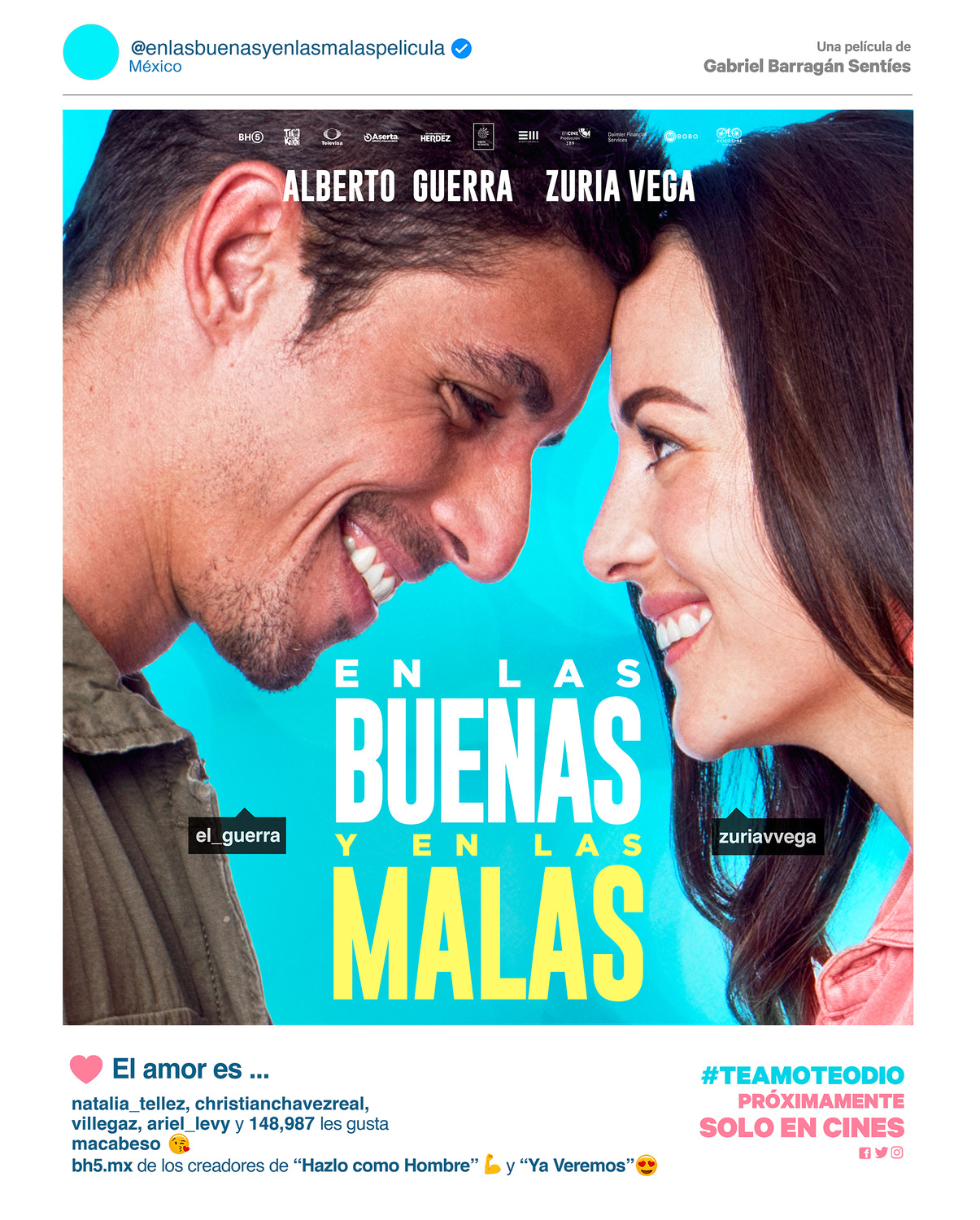 Extra Large Movie Poster Image for En las buenas y en las malas (#1 of 3)