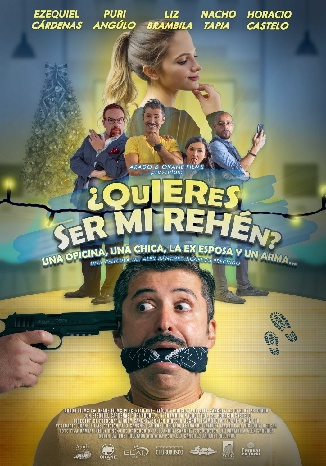 Extra Large Movie Poster Image for ¿Quieres ser mi rehén? 