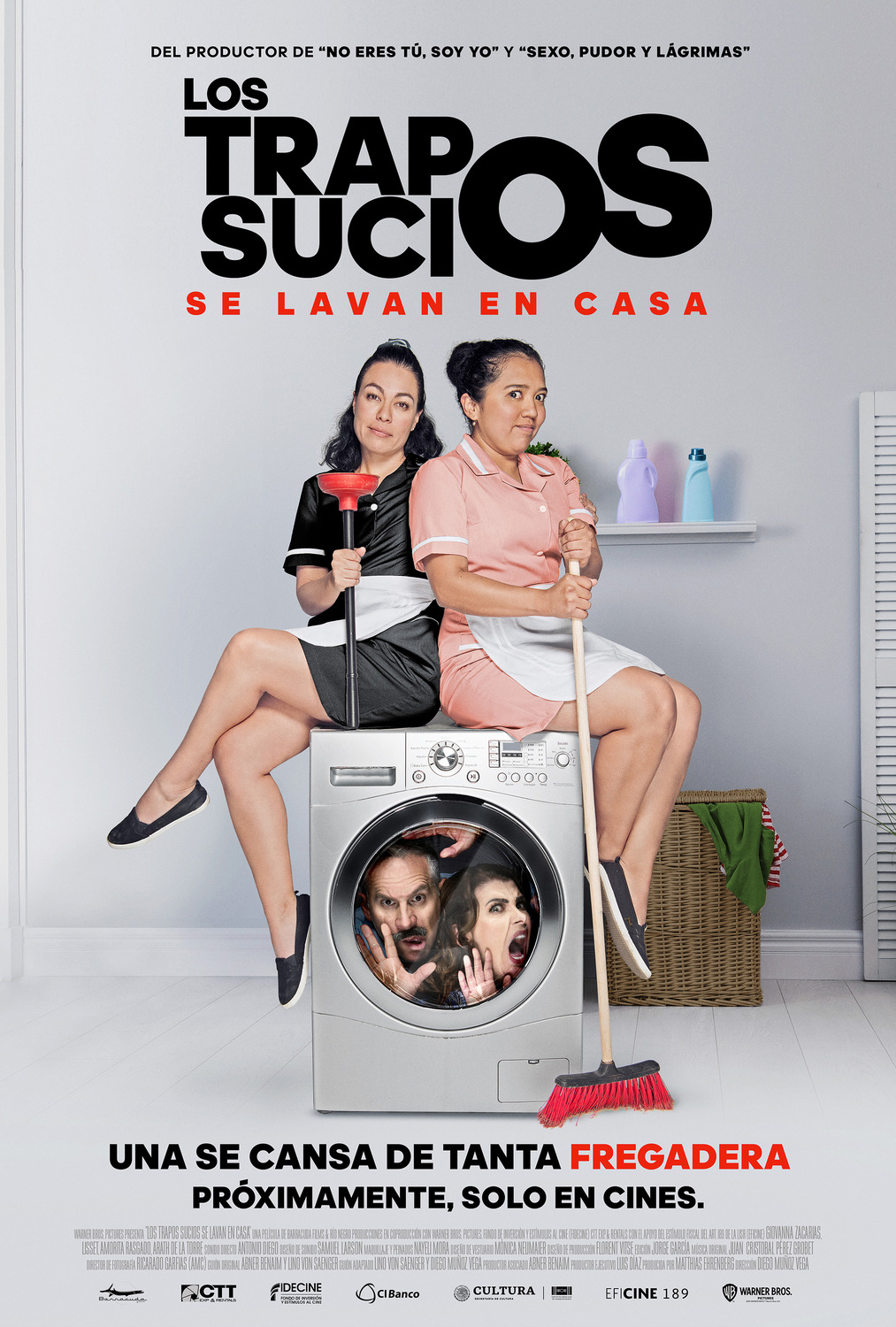 Extra Large Movie Poster Image for Los Trapos Sucios Se Lavan En Casa (#1 of 3)