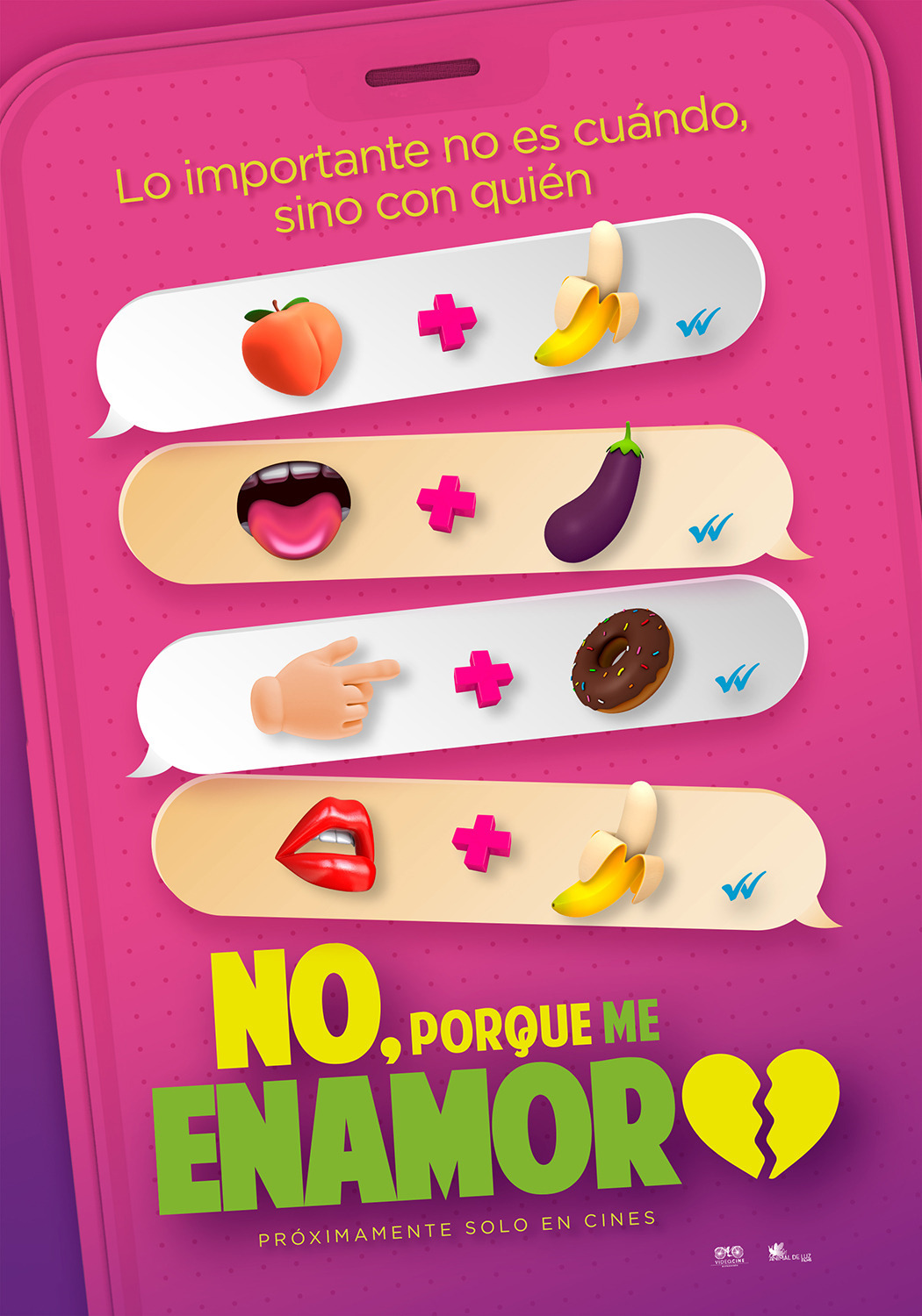Extra Large Movie Poster Image for No, porque me enamoro (#1 of 2)