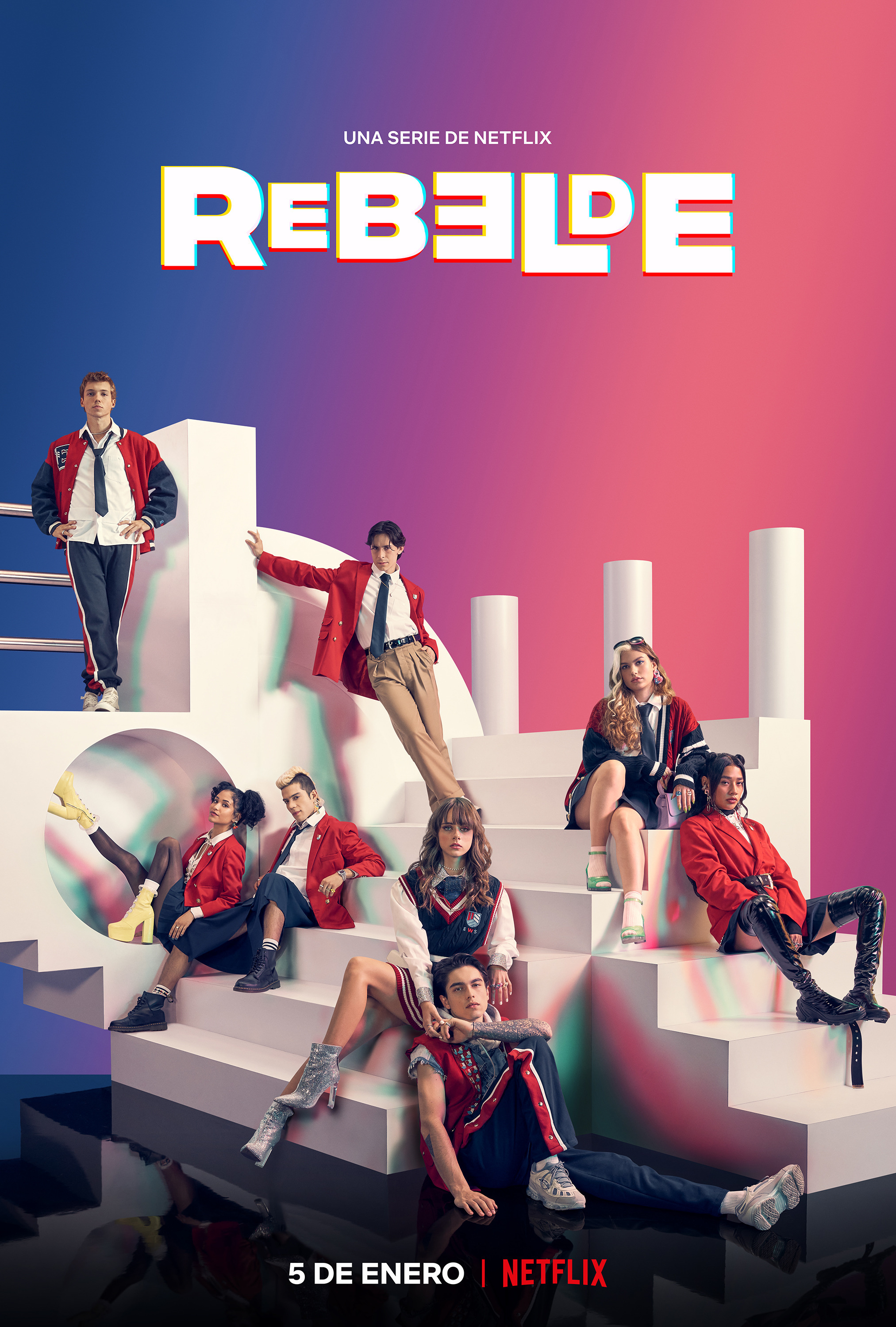 Mega Sized TV Poster Image for Rebelde 