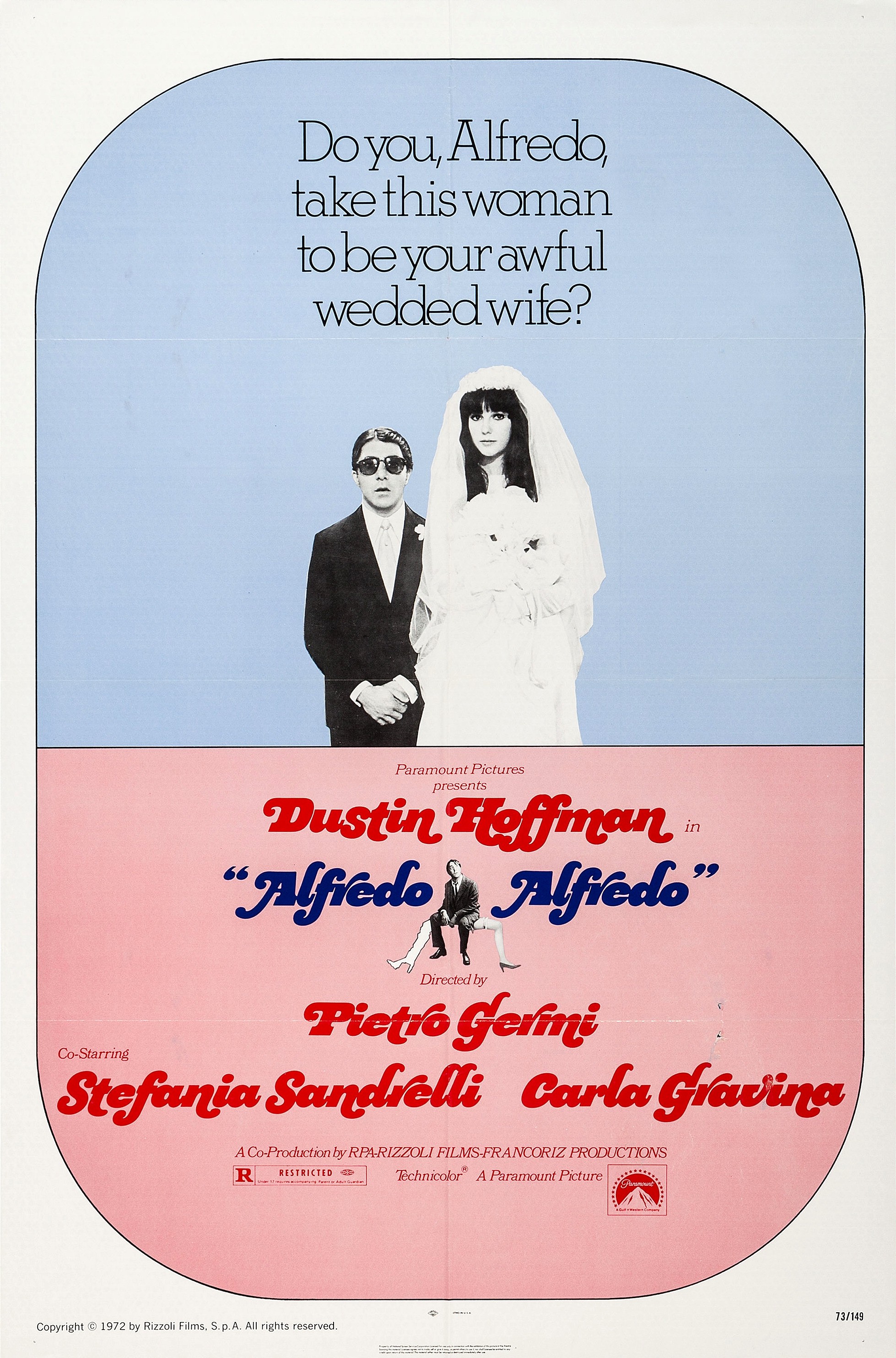 Mega Sized Movie Poster Image for Alfredo Alfredo (#1 of 2)