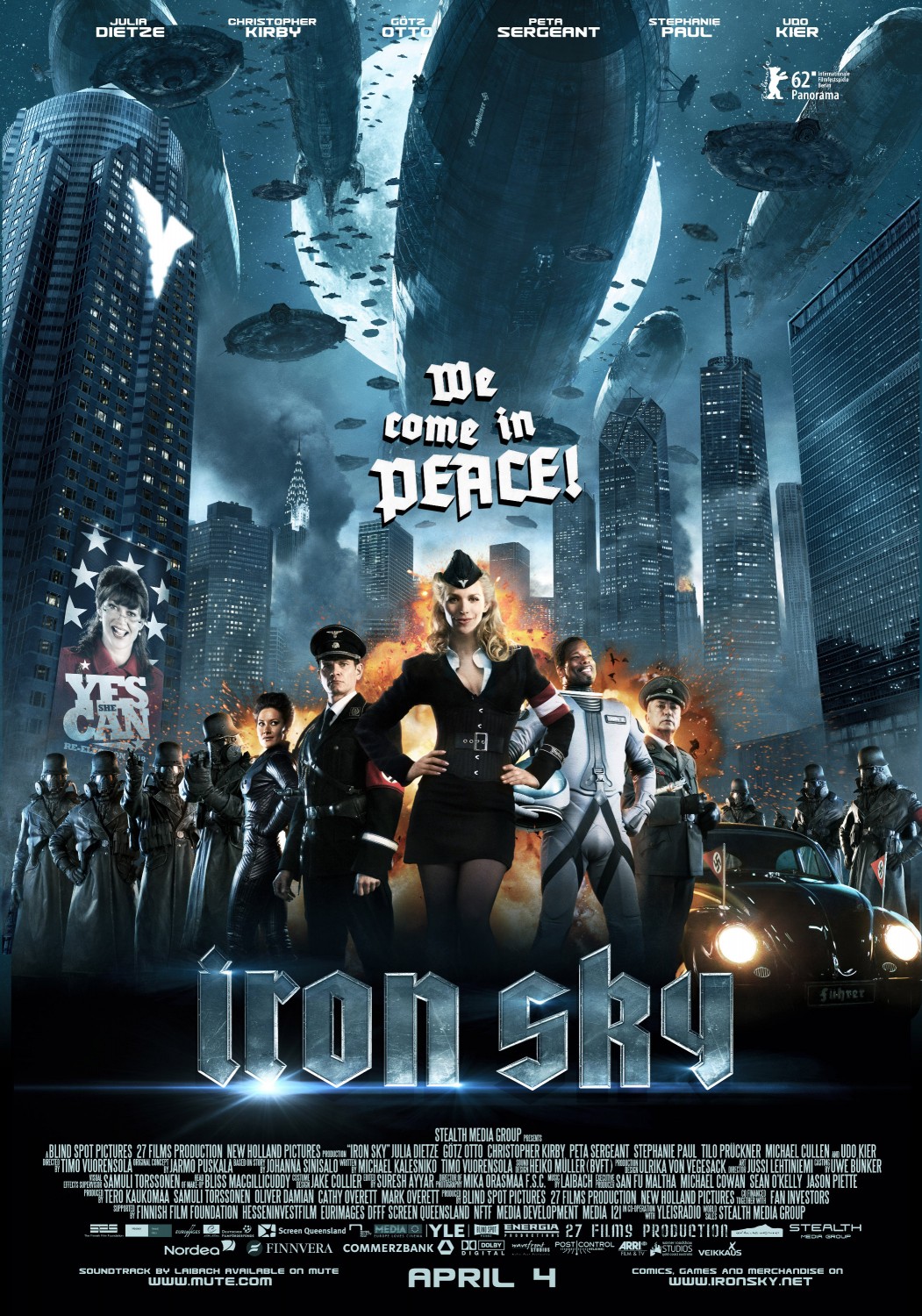 Extra Large Movie Poster Image for Iron Sky (#1 of 6)