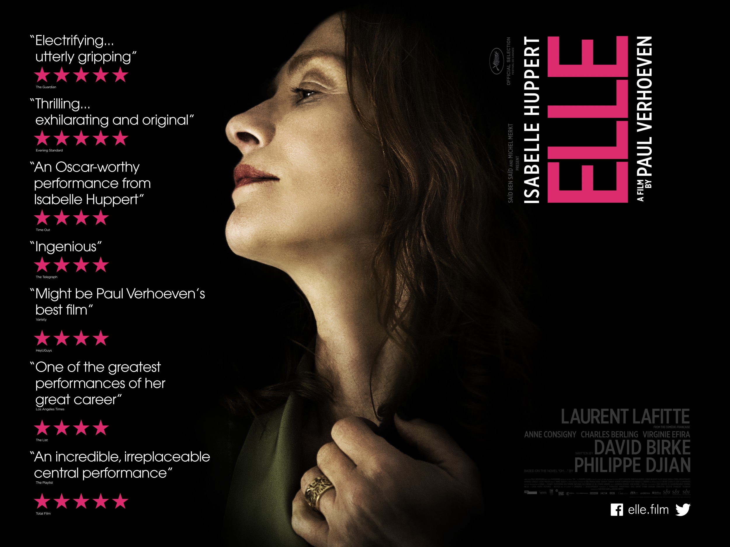 Mega Sized Movie Poster Image for Elle (#3 of 4)