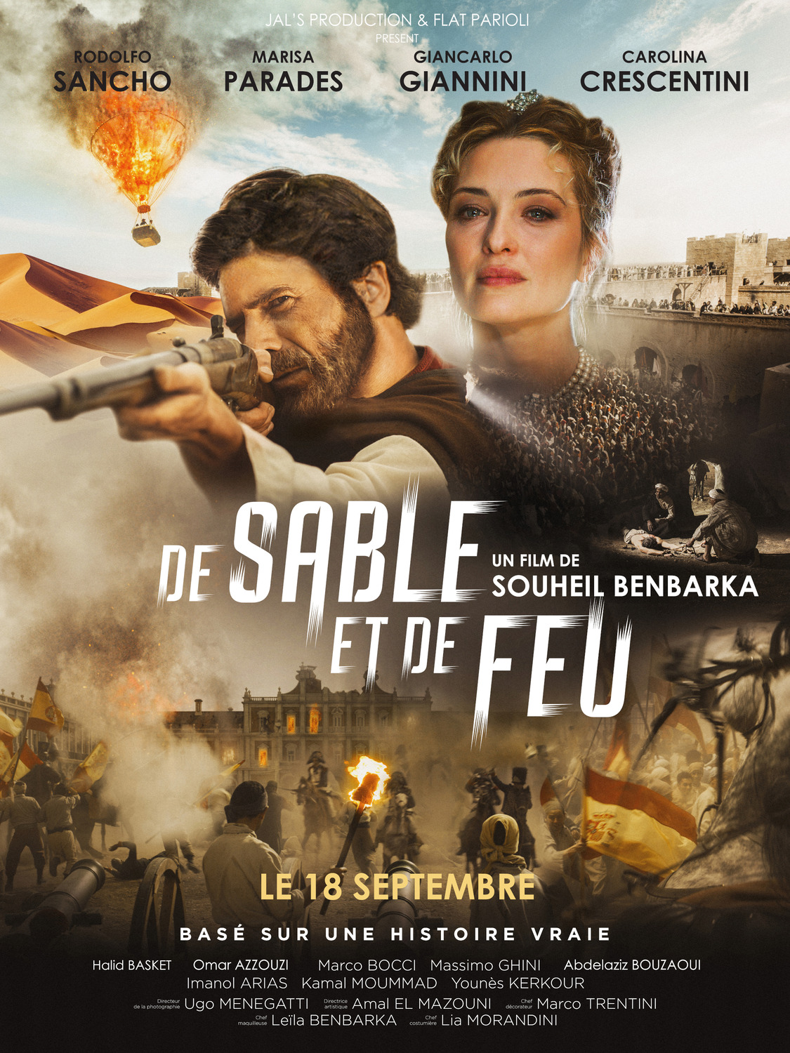 Extra Large Movie Poster Image for De sable et de feu 