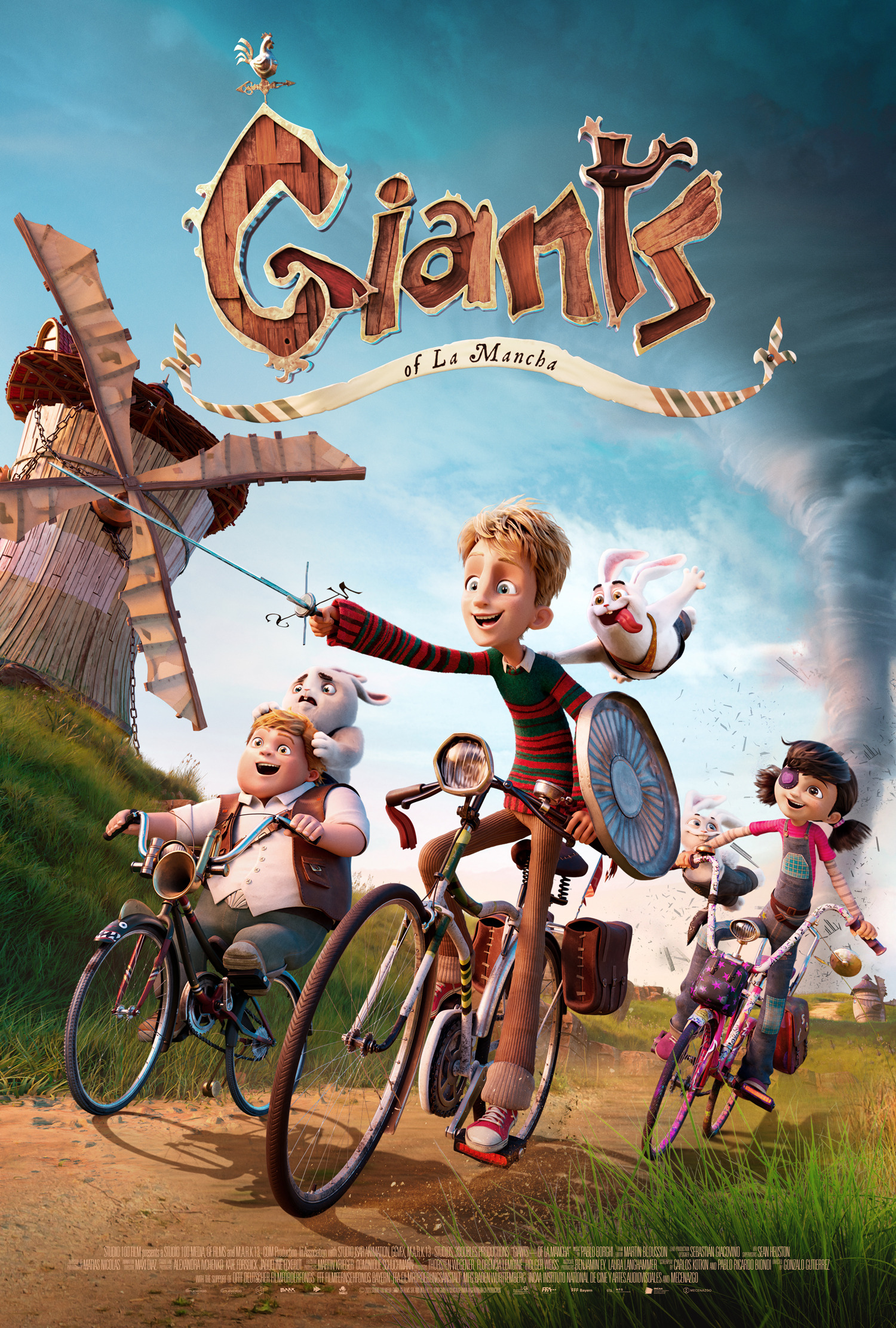 Mega Sized Movie Poster Image for Giants of la Mancha 