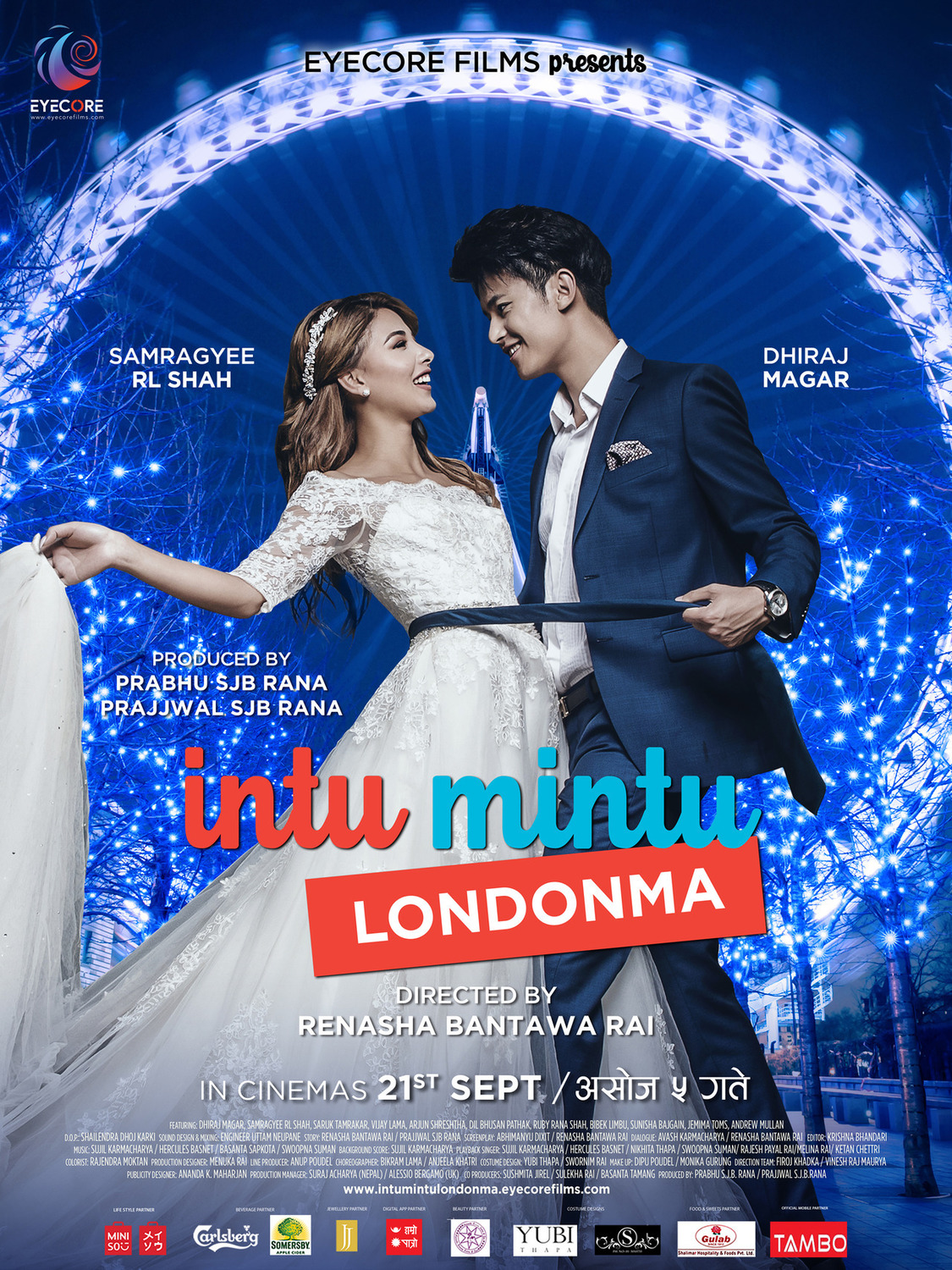 Extra Large Movie Poster Image for Intu Mintu Londonma (#5 of 11)
