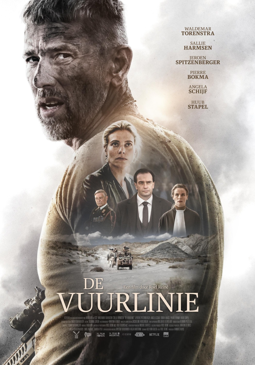 Extra Large Movie Poster Image for De vuurlinie 