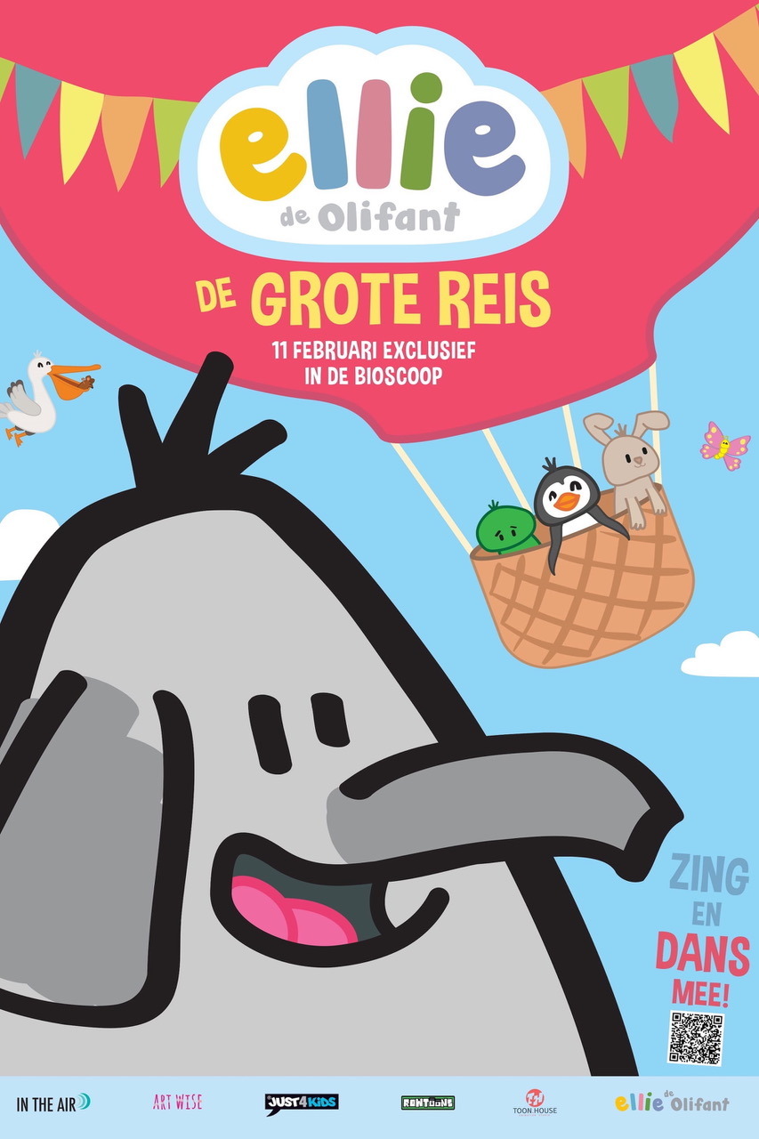 Extra Large Movie Poster Image for Ellie de Olifant, De grote reis 