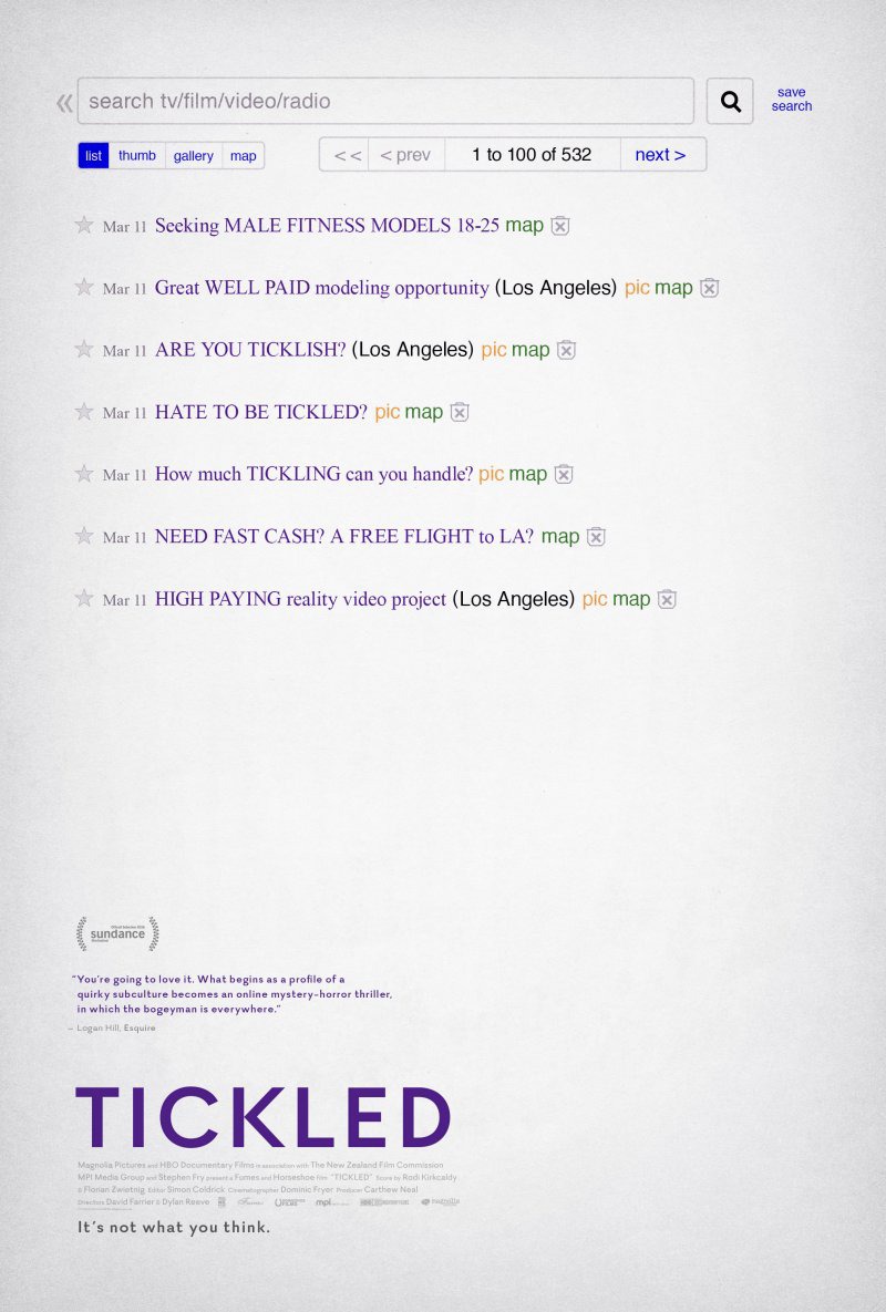 Extra Large Movie Poster Image for Tickled (#3 of 3)
