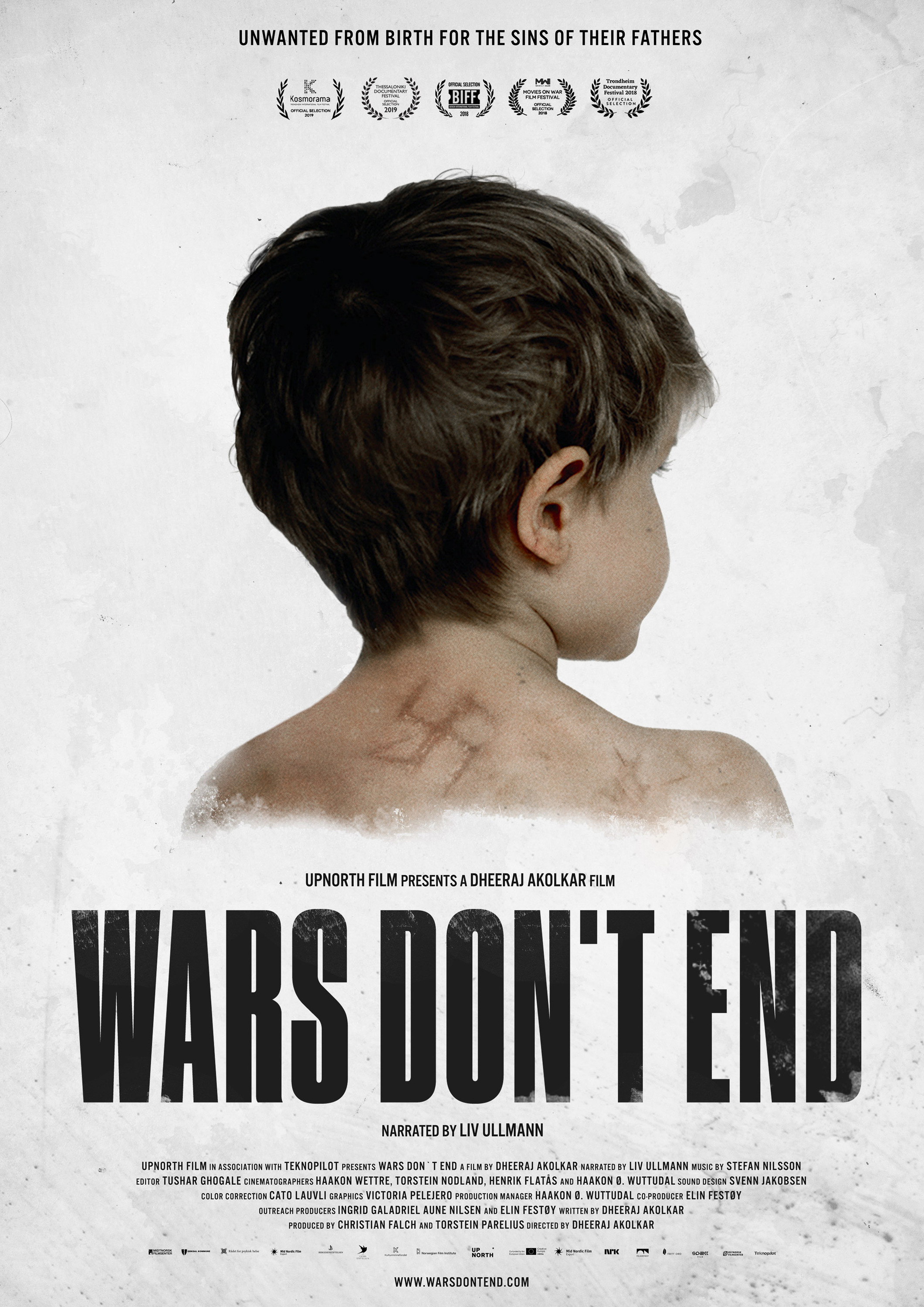 Mega Sized Movie Poster Image for Wars Don't End 