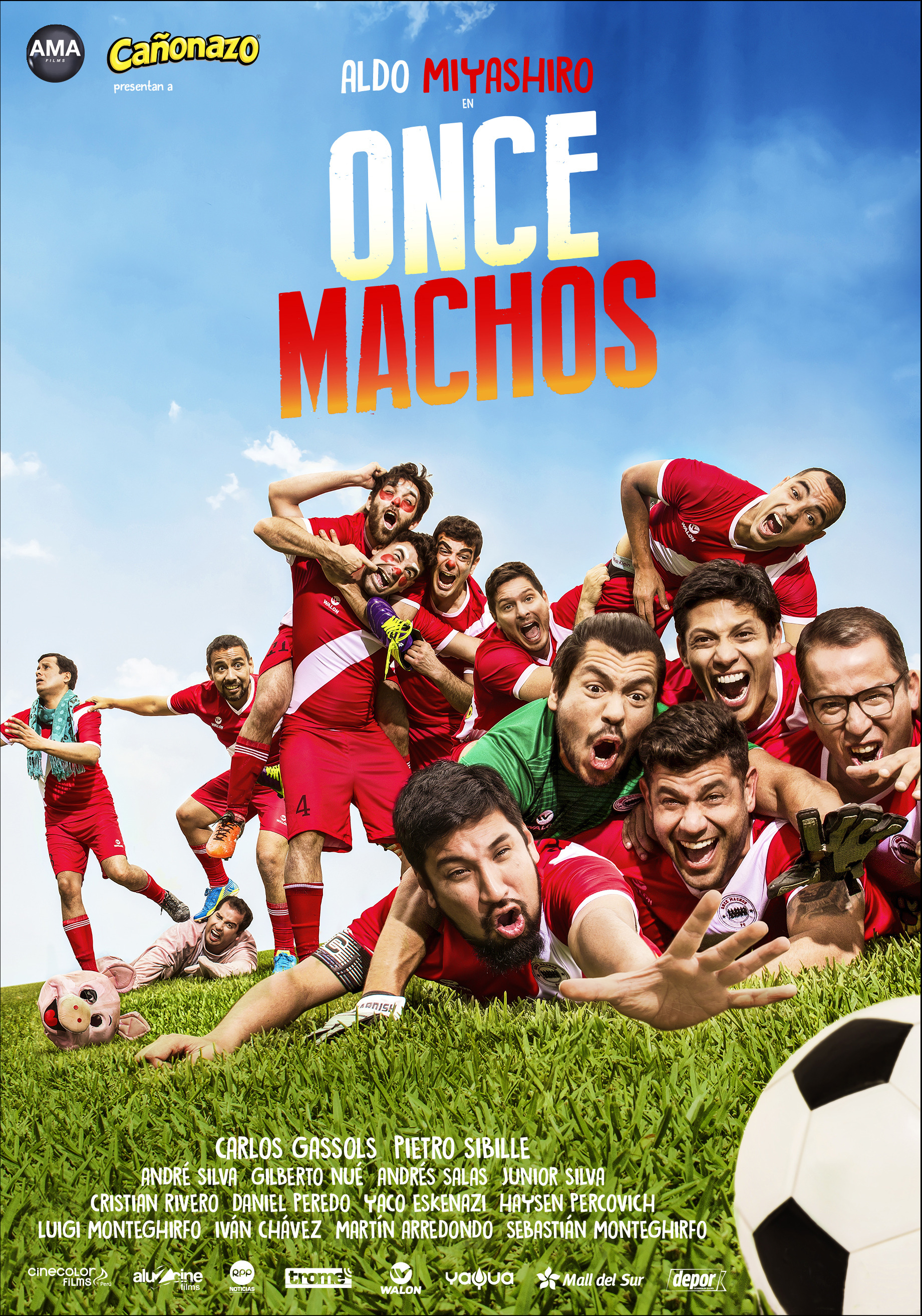 Mega Sized Movie Poster Image for Once Machos 