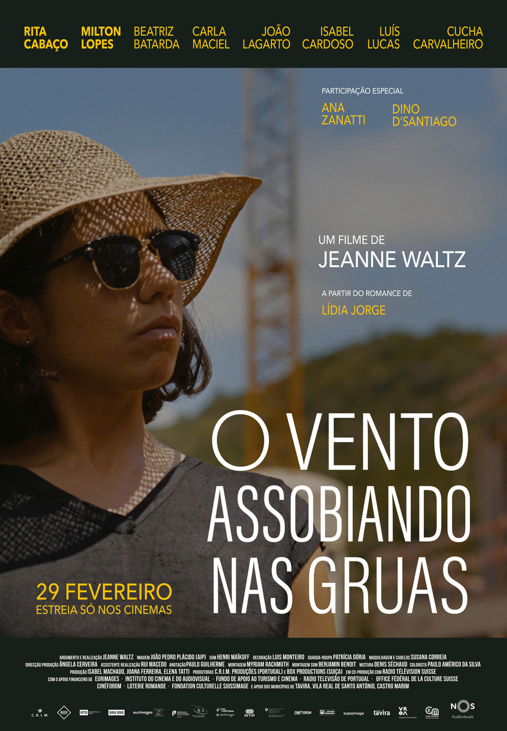 Extra Large Movie Poster Image for O Vento Assobiando nas Gruas (#1 of 2)