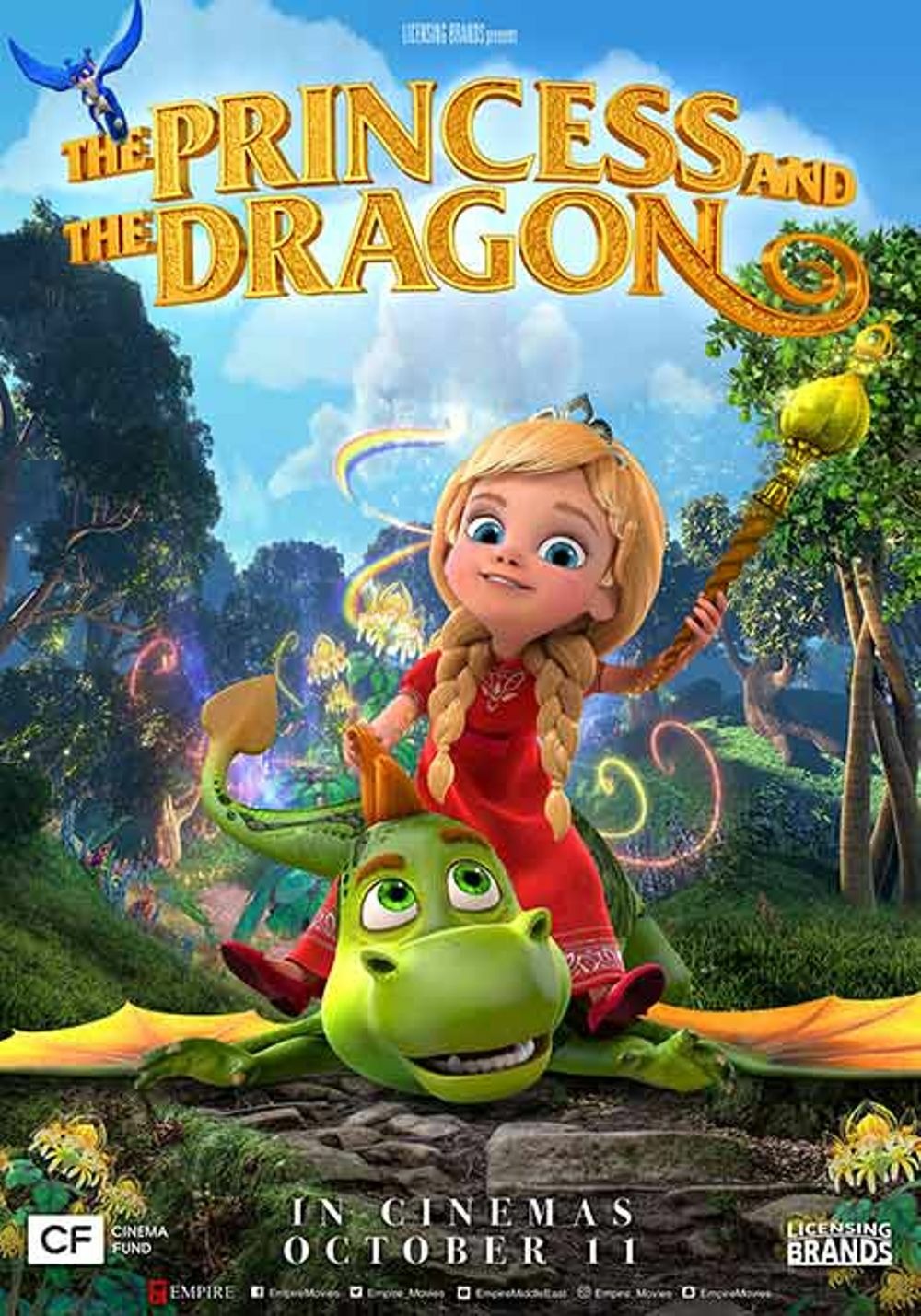 Extra Large Movie Poster Image for The Princess and the Dragon (#2 of 2)