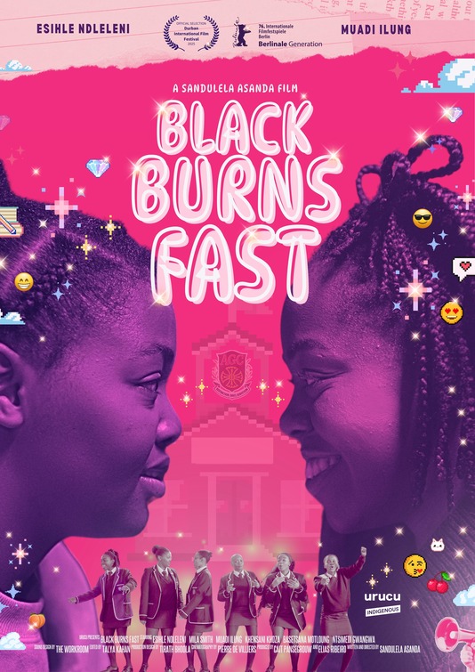 Black Burns Fast Movie Poster