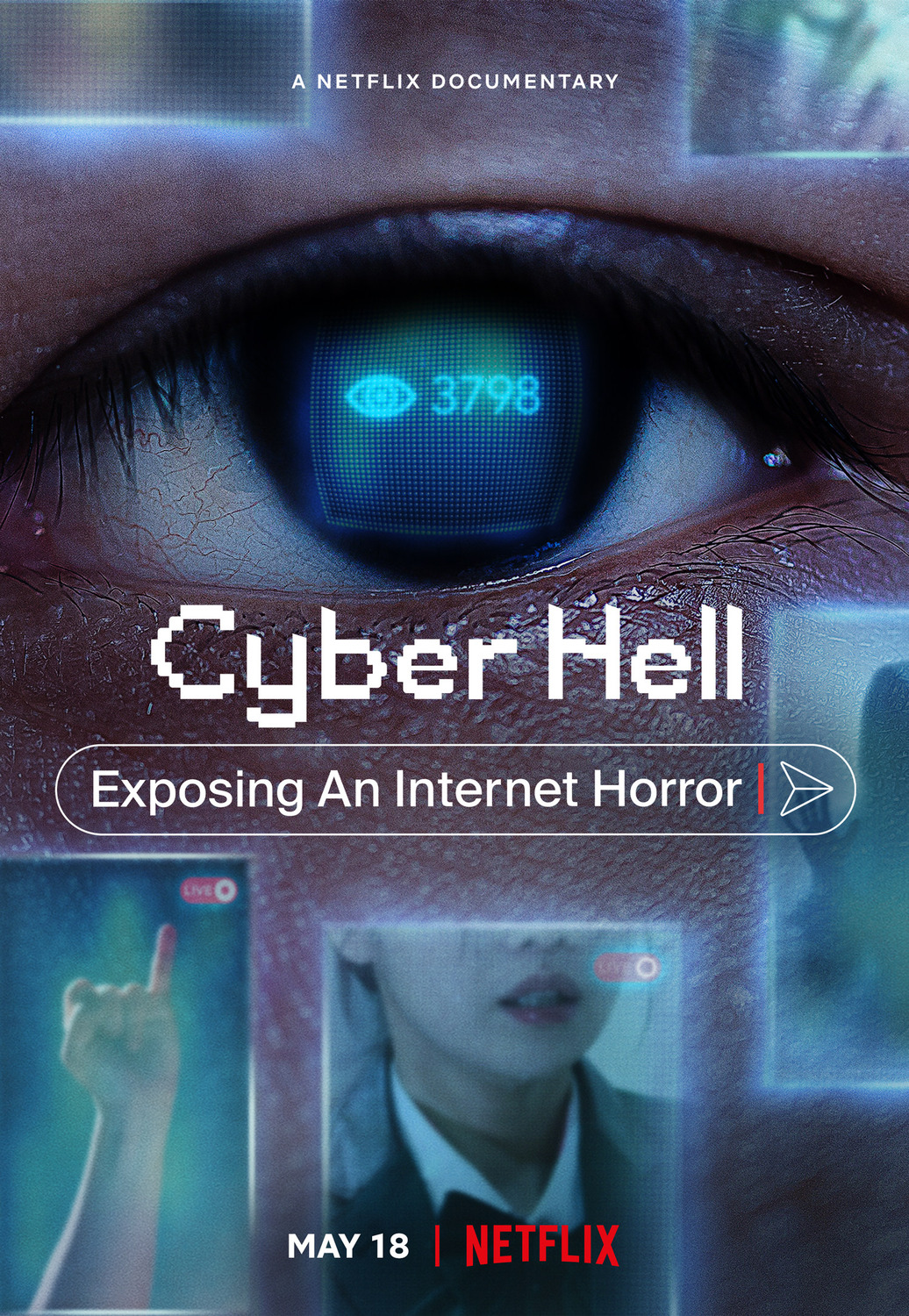 Extra Large Movie Poster Image for Cyber Hell: Exposing an Internet Horror 