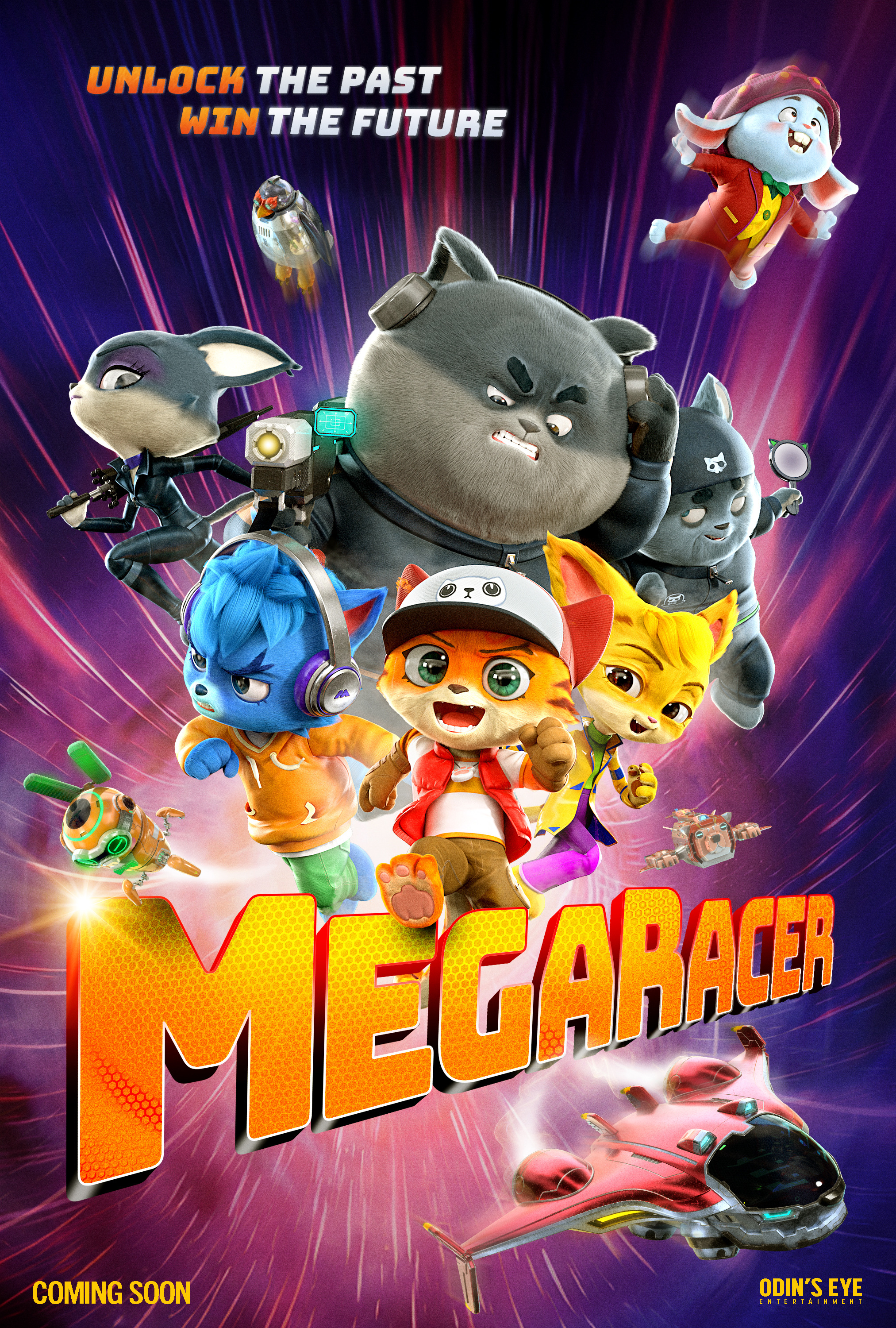 Mega Sized Movie Poster Image for Mega Racer 