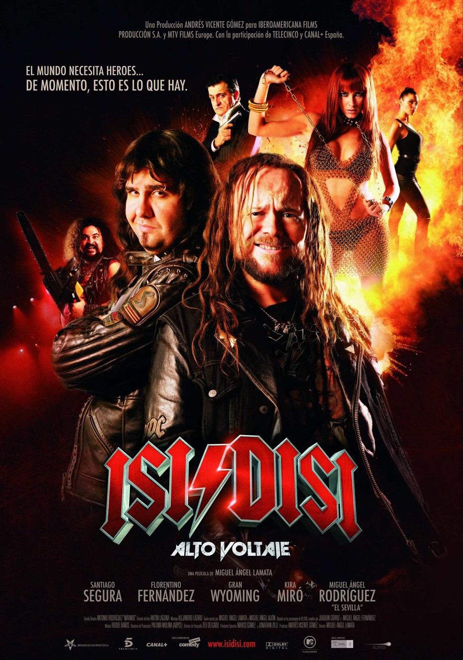 Extra Large Movie Poster Image for Isi & Disi, alto voltaje 