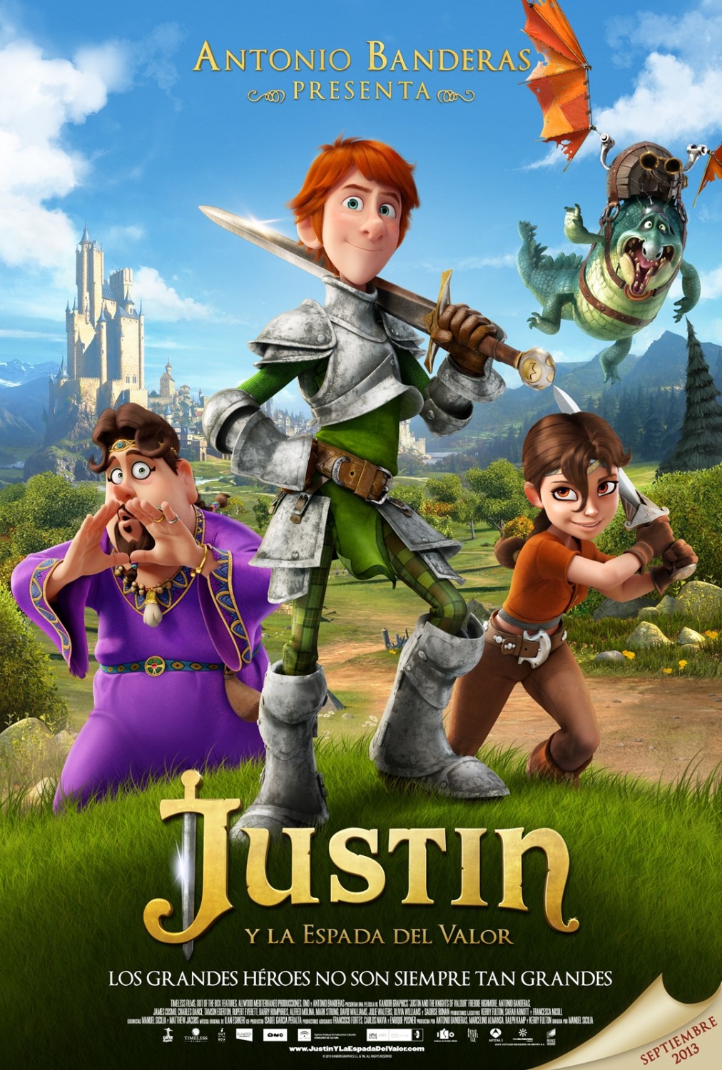 Extra Large Movie Poster Image for Justin and the Knights of Valour (#5 of 12)