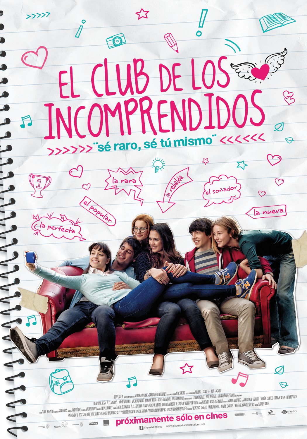 Extra Large Movie Poster Image for El club de los incomprendidos 