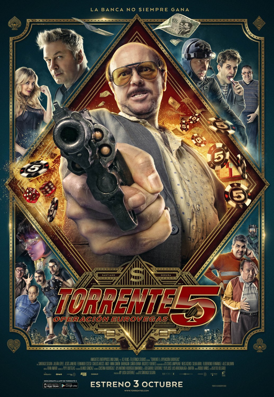 Extra Large Movie Poster Image for Torrente 5: Operación Eurovegas (#1 of 5)