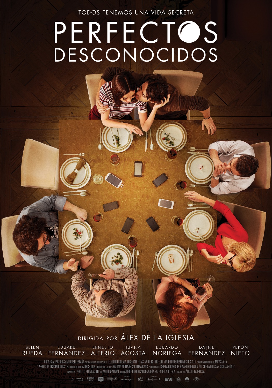 Extra Large Movie Poster Image for Perfectos desconocidos 