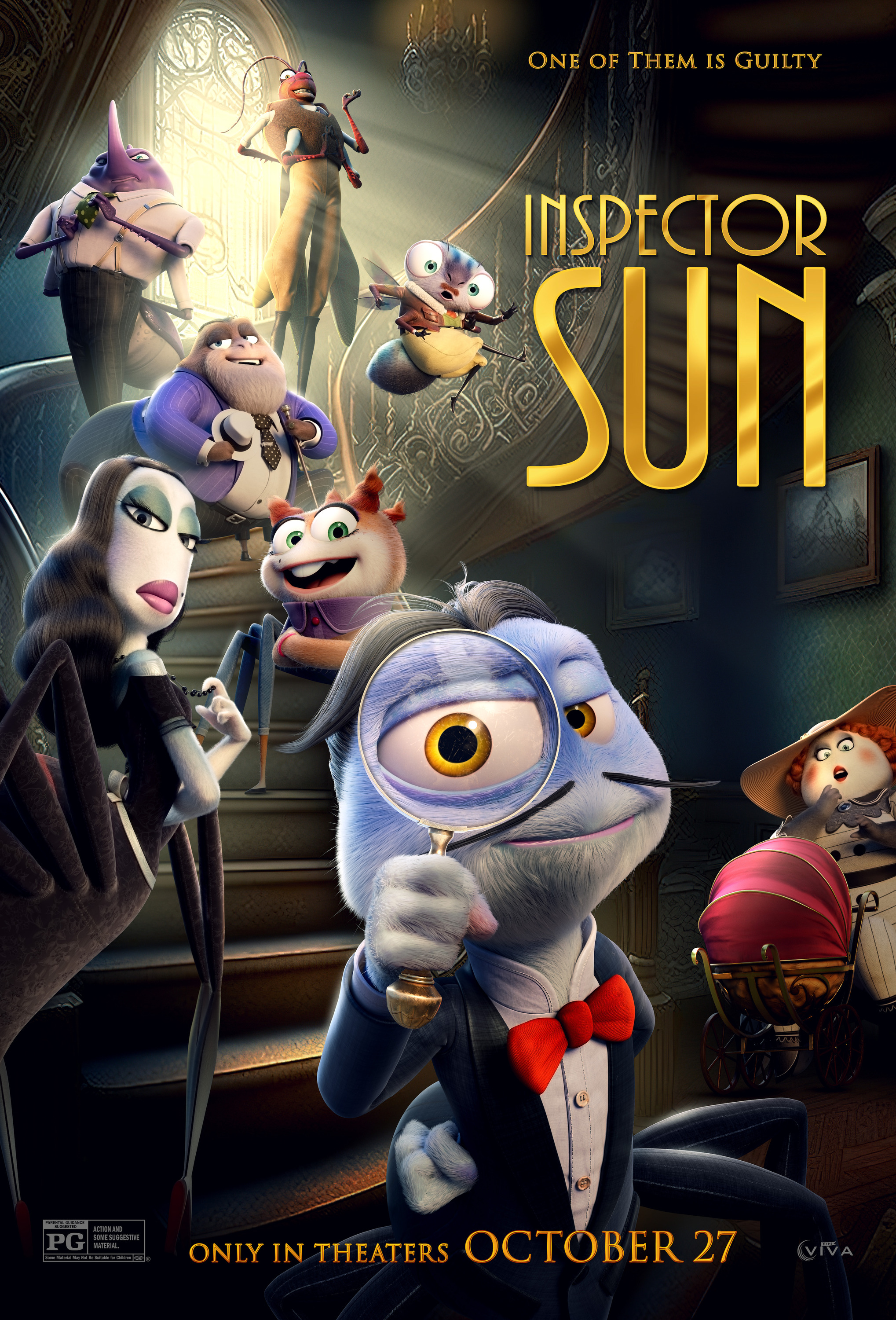 Mega Sized Movie Poster Image for Inspector Sun y la maldición de la viuda negra (#2 of 3)