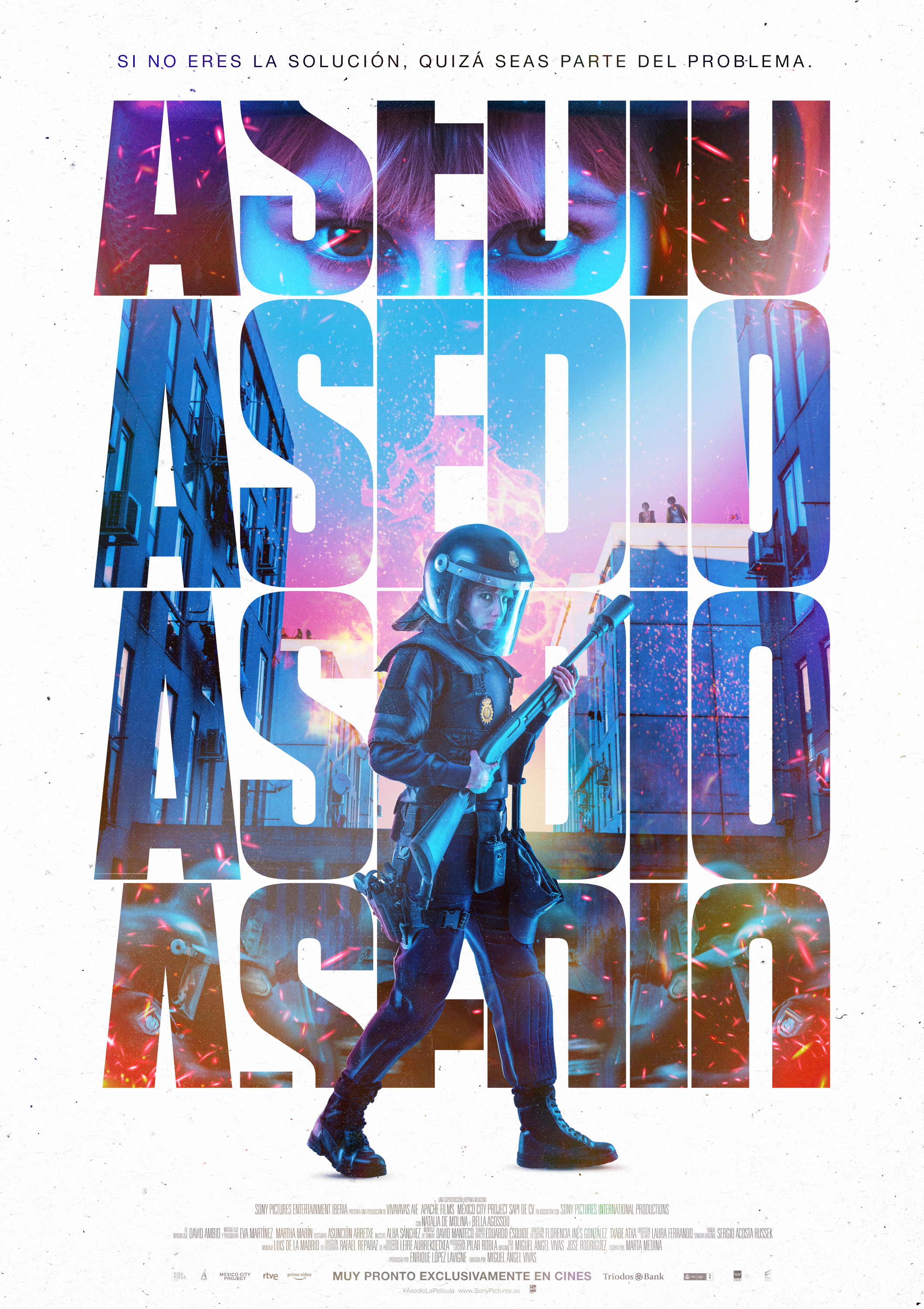 Mega Sized Movie Poster Image for Asedio 