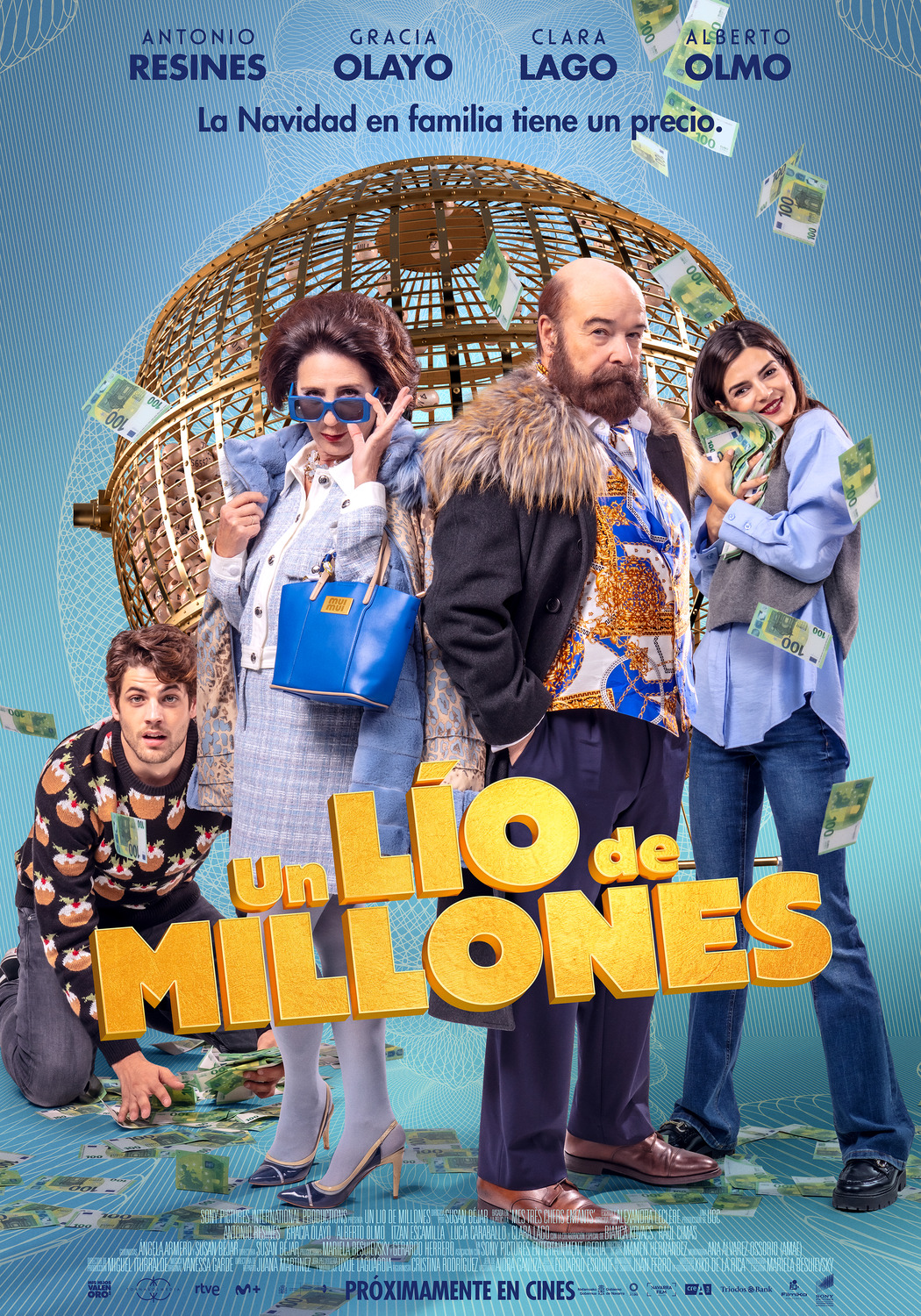 Extra Large Movie Poster Image for Un lío de millones 