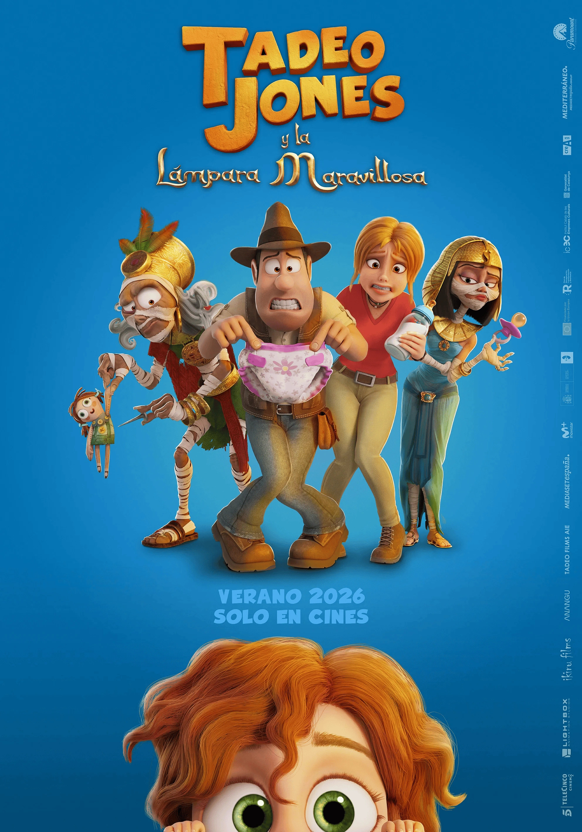 Mega Sized Movie Poster Image for Tad and the Magic Lamp 