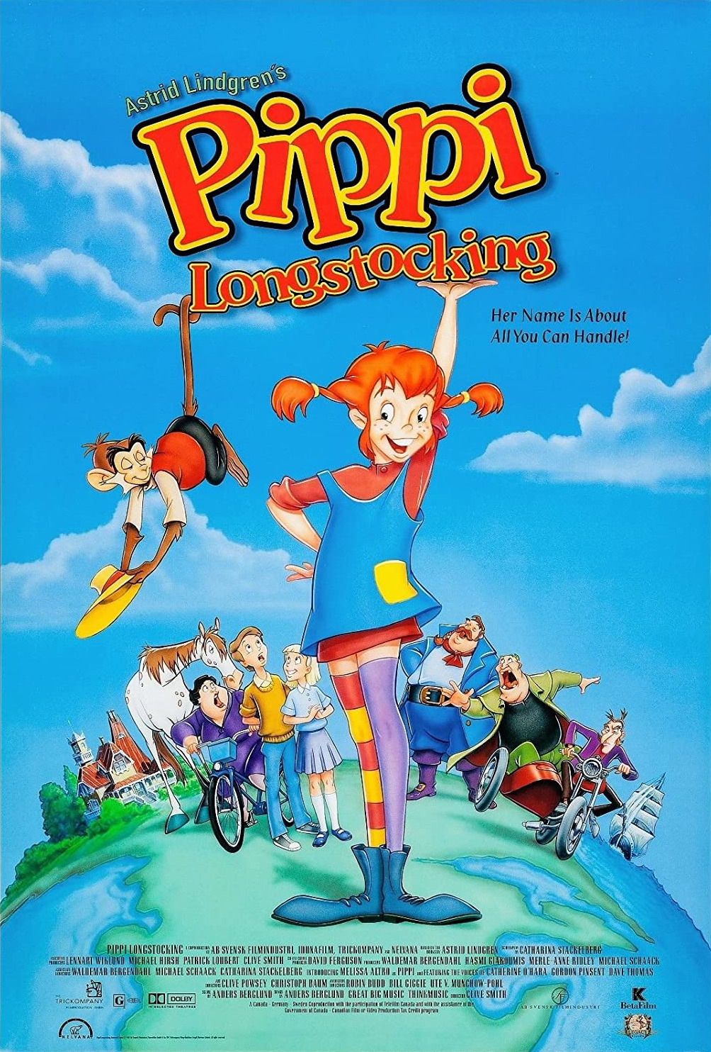 Extra Large Movie Poster Image for Pippi Longstocking 