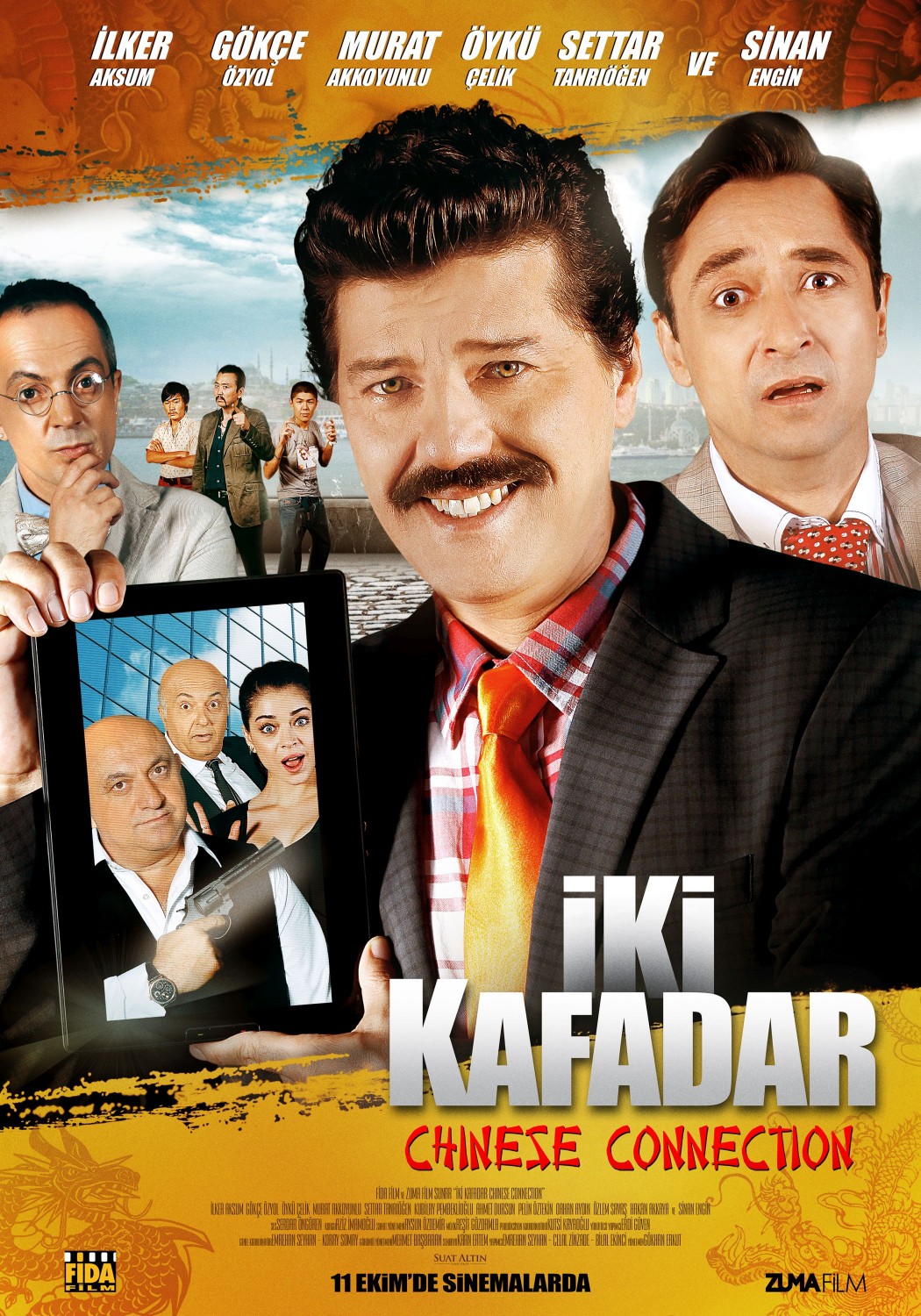 Extra Large Movie Poster Image for Iki kafadar Chinese Connection 
