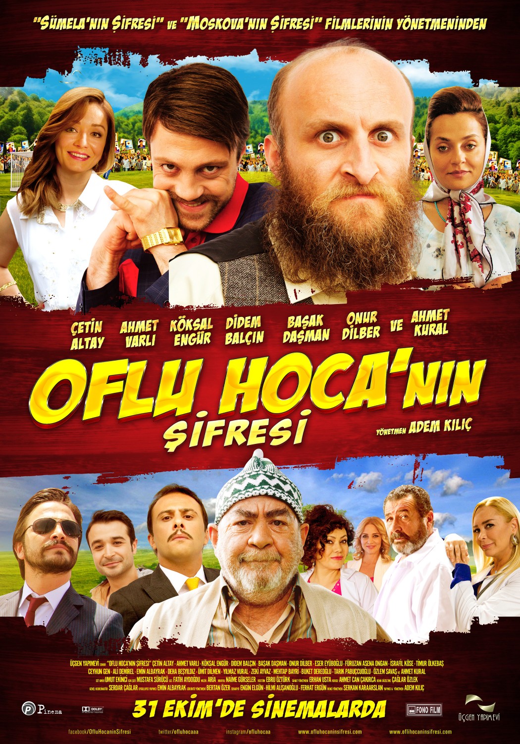 Extra Large Movie Poster Image for Oflu Hoca'nin Sifresi 