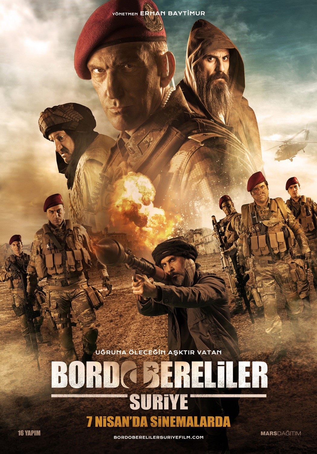 Extra Large Movie Poster Image for Bordo Bereliler Suriye (#1 of 10)