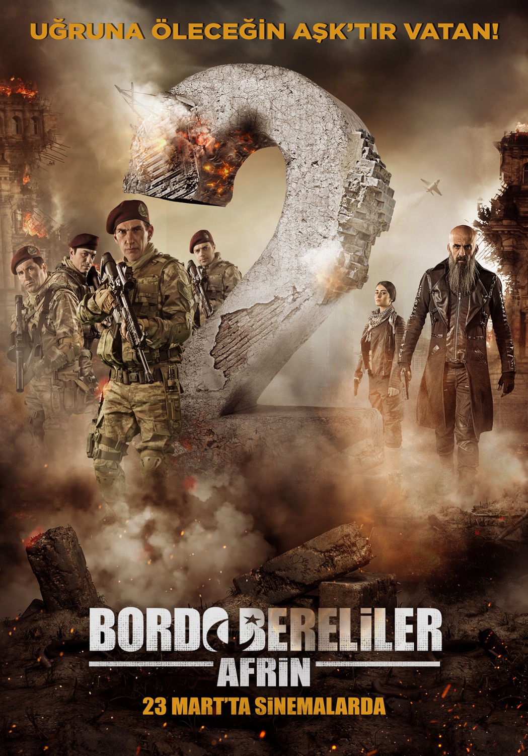 Extra Large Movie Poster Image for Bordo Bereliler Afrin (#1 of 2)