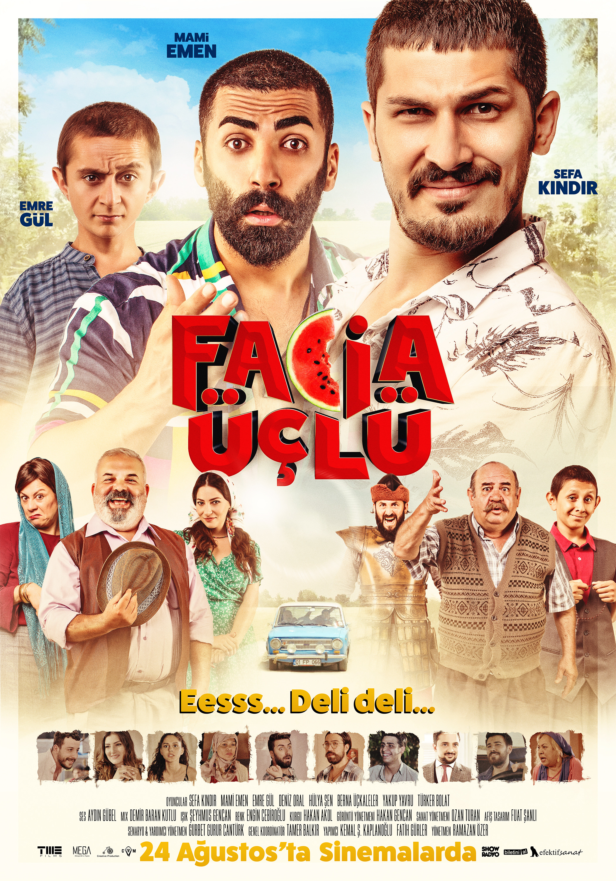 Mega Sized Movie Poster Image for Facia Üçlü (#2 of 7)