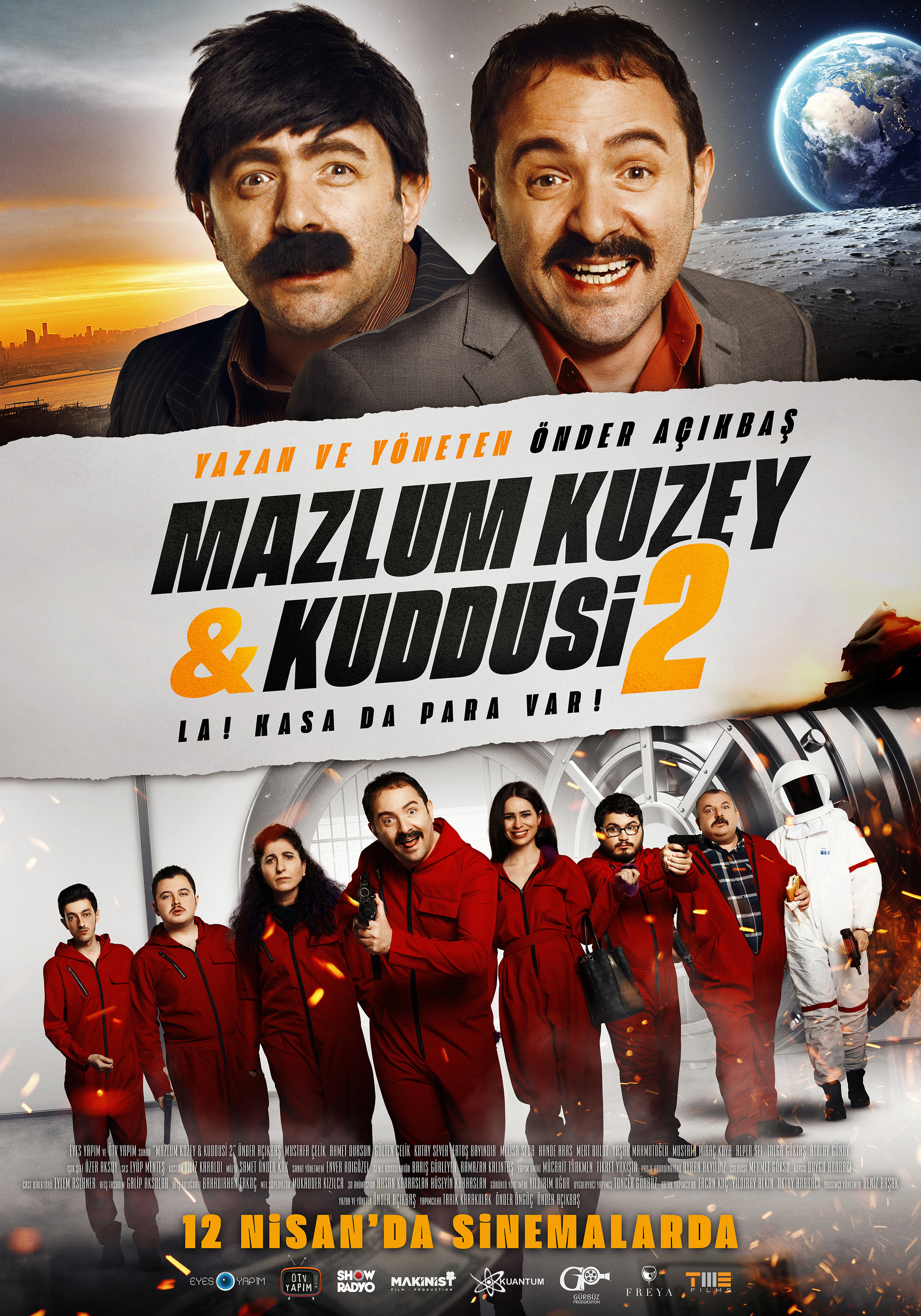 Mega Sized Movie Poster Image for Mazlum Kuzey & Kuddusi 2 La! Kasada Para Var! (#1 of 3)