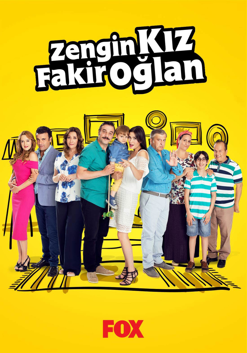 Extra Large TV Poster Image for Zengin Kiz Fakir Oglan 