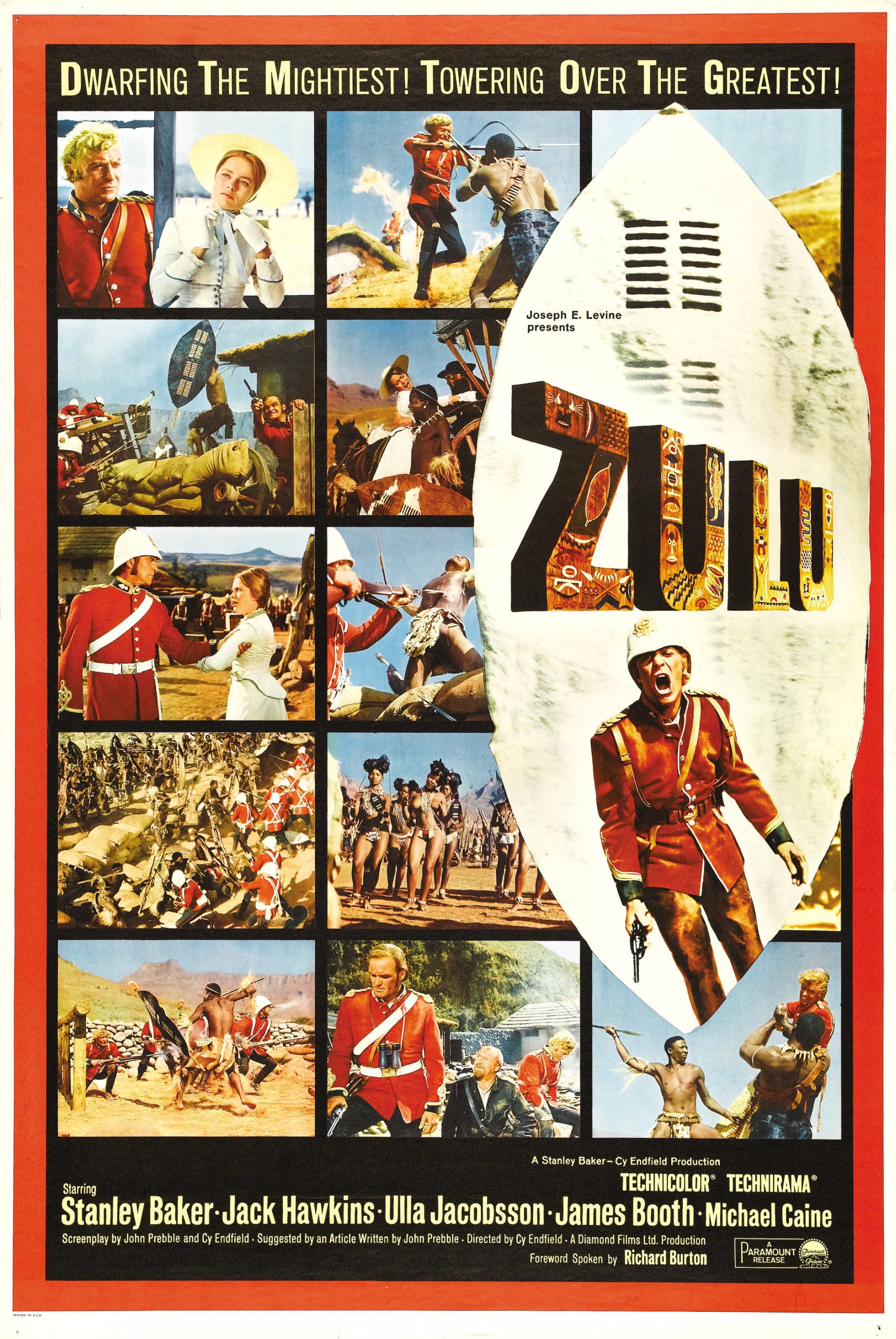 Mega Sized Movie Poster Image for Zulu (#1 of 8)