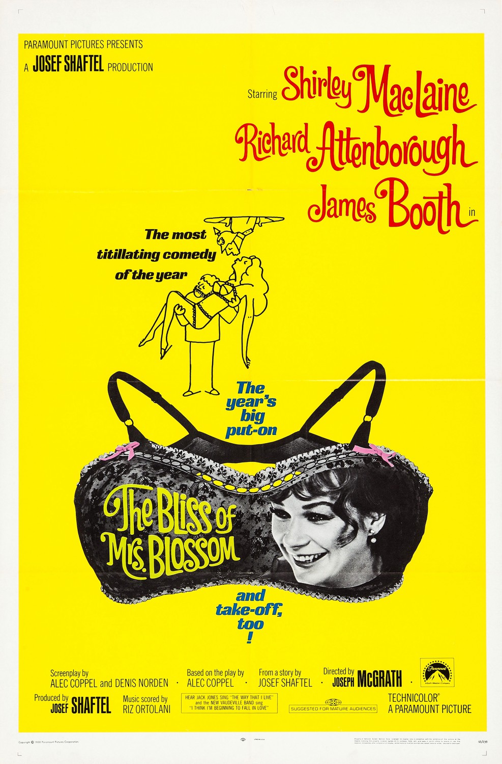 Extra Large Movie Poster Image for The Bliss of Mrs. Blossom 